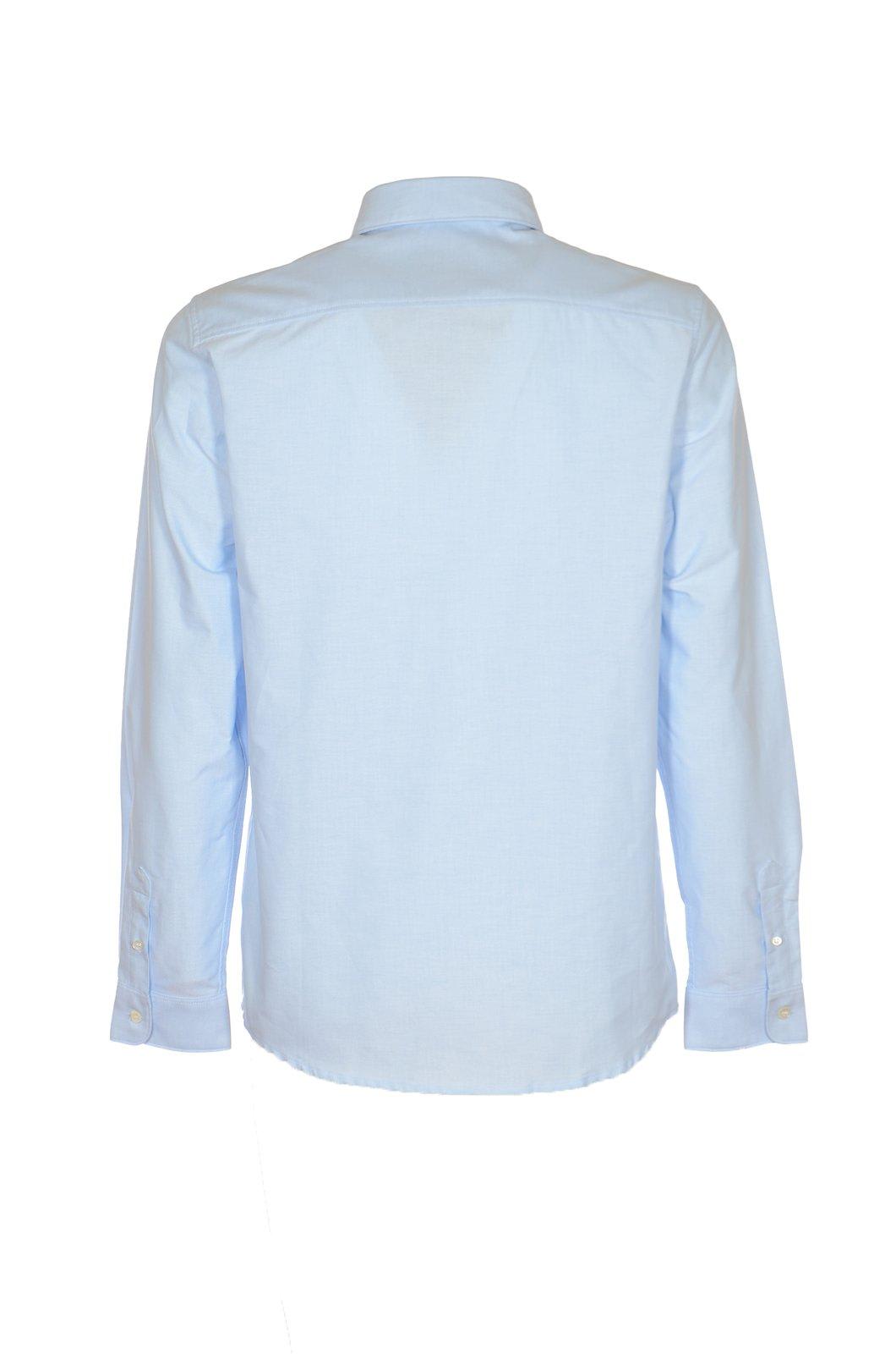 Apc A.p.c. Linen Cassel Shirt For In Light Blue
