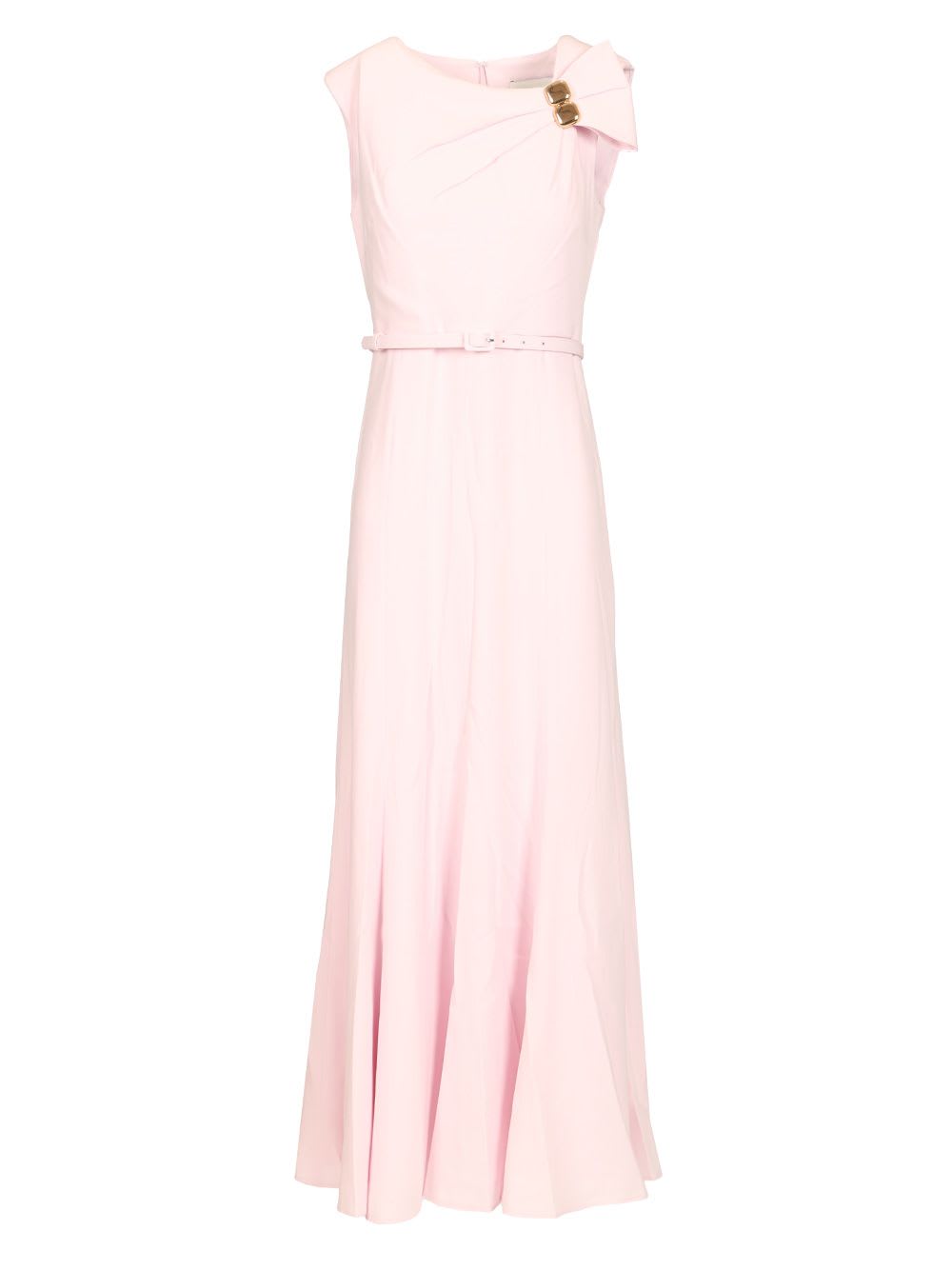 Long Crepe Dress
