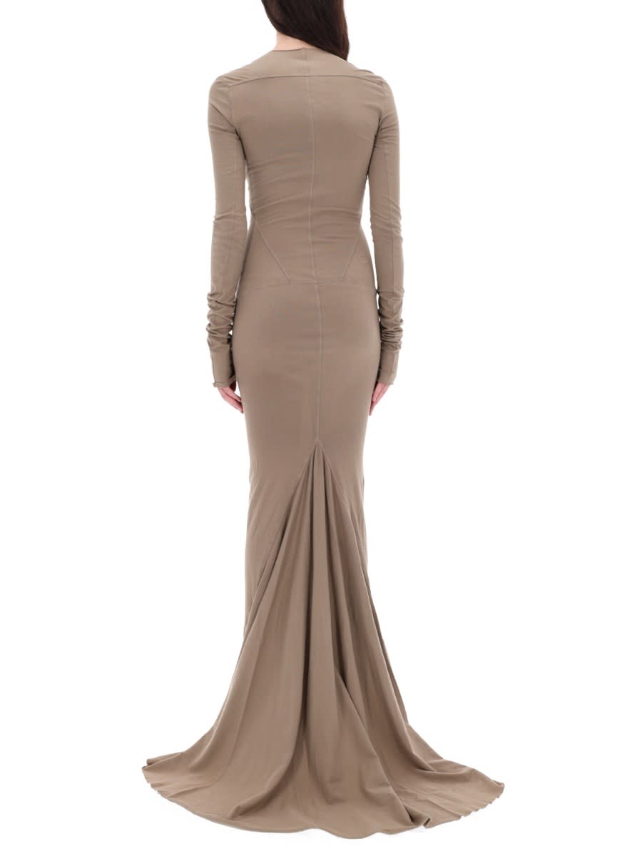 Drkshdw Long Edfu Dress In White