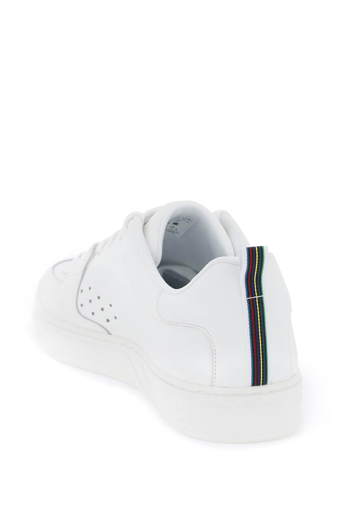 Shop Ps By Paul Smith Premium Leather Cosmo Sneakers In In White (white)