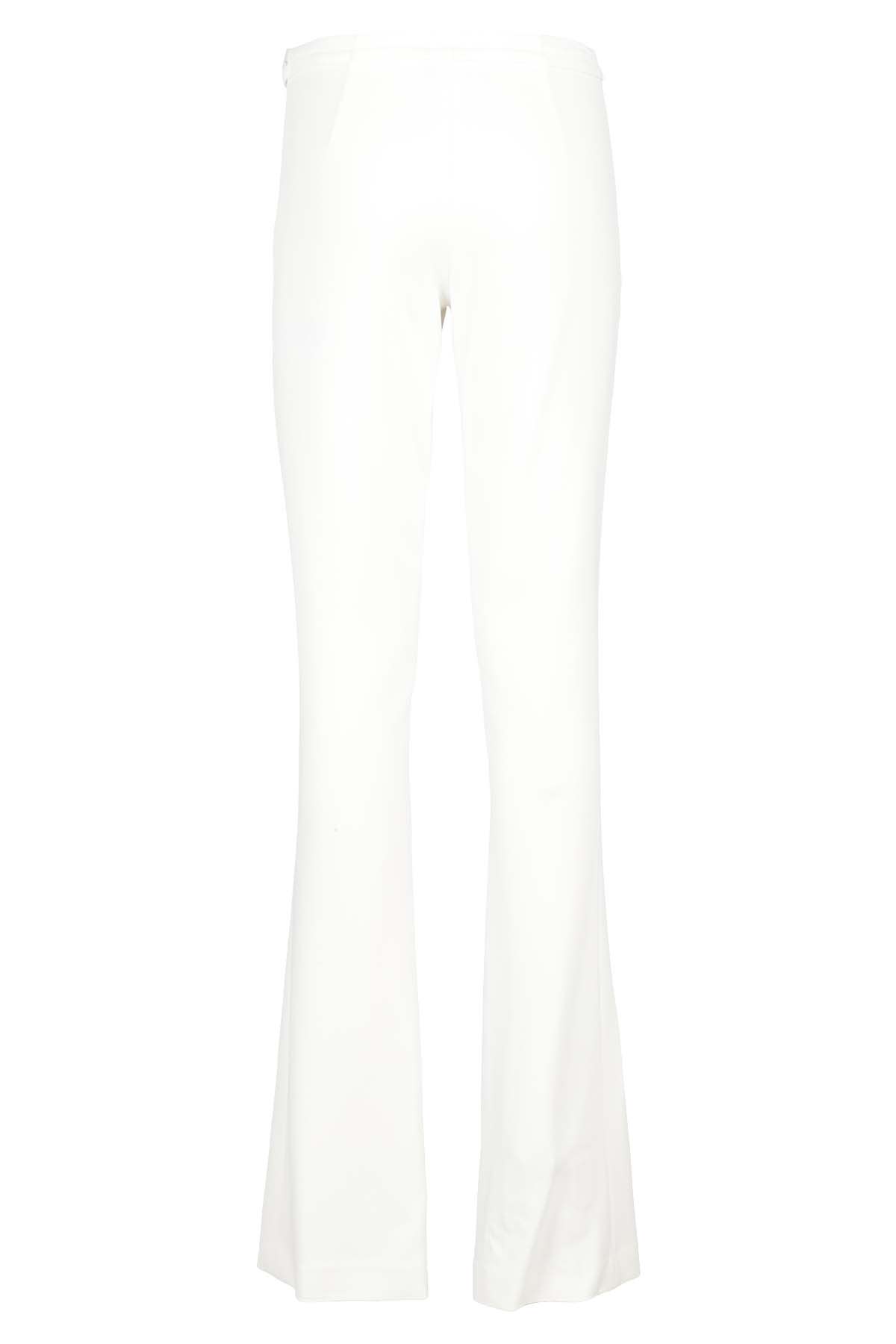 Shop Blumarine Pantalone Cint In Bianco Naturale