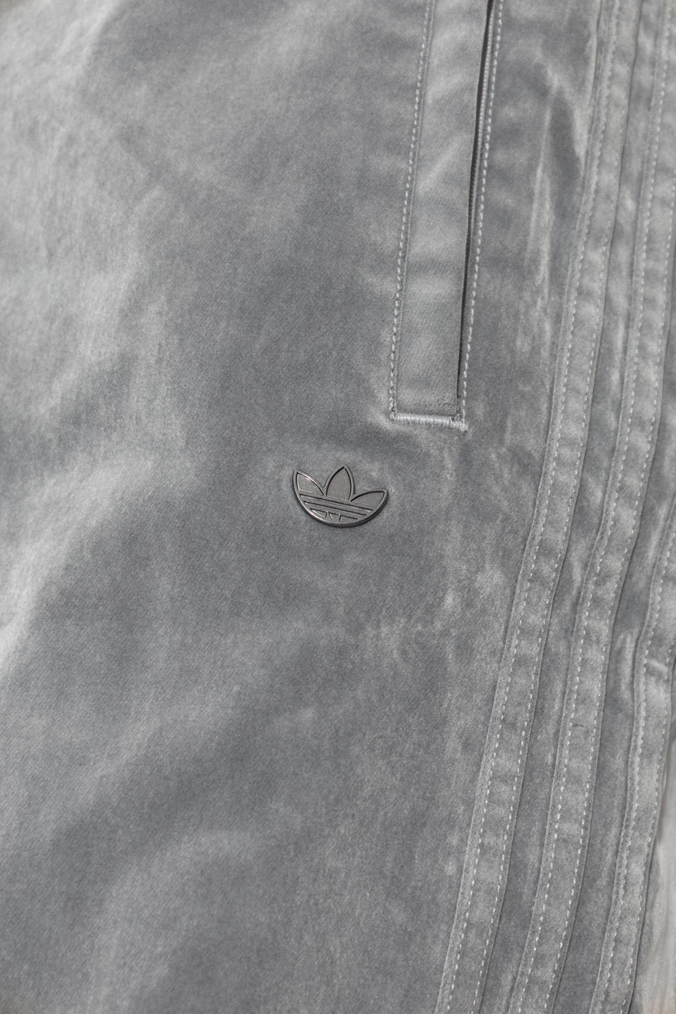 Adidas Originals Three-stripe Jw7331 Track Pants In Gray