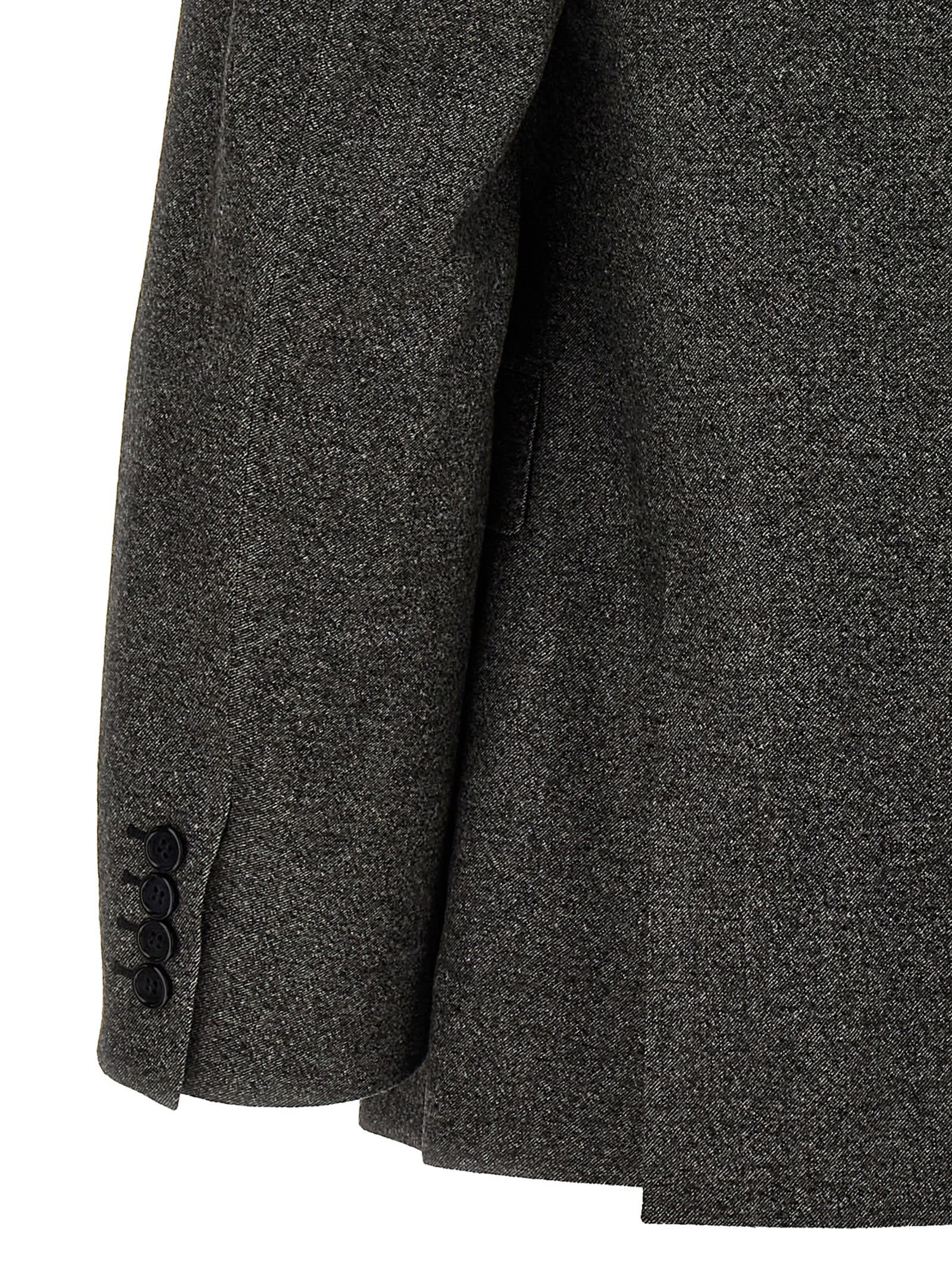 Shop Brioni Trevi Dress In Gray