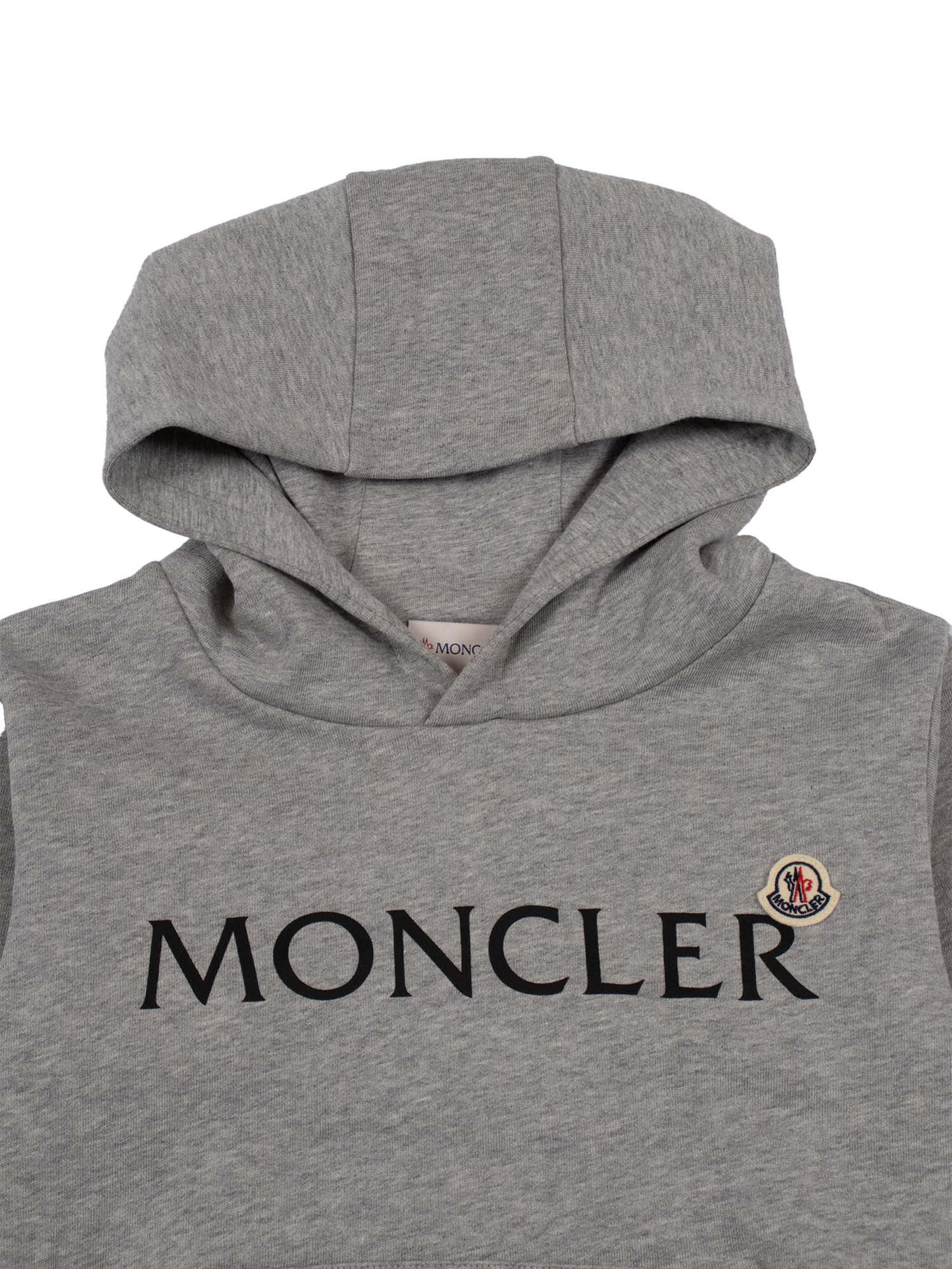 Moncler Hoodie Sweater In Gray