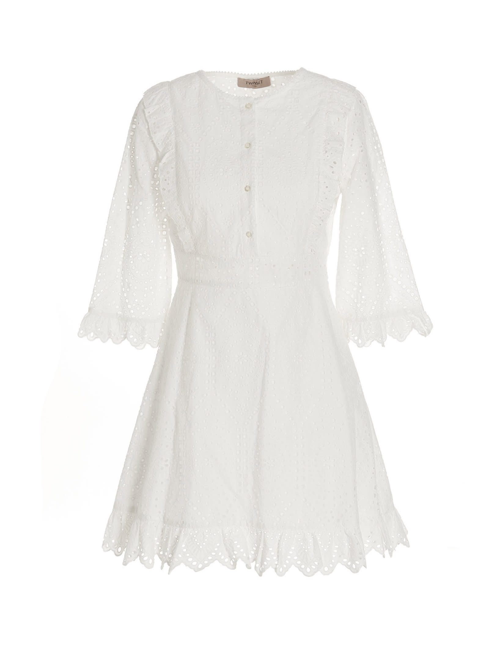 TwinSet Broderie Anglaise Dress
