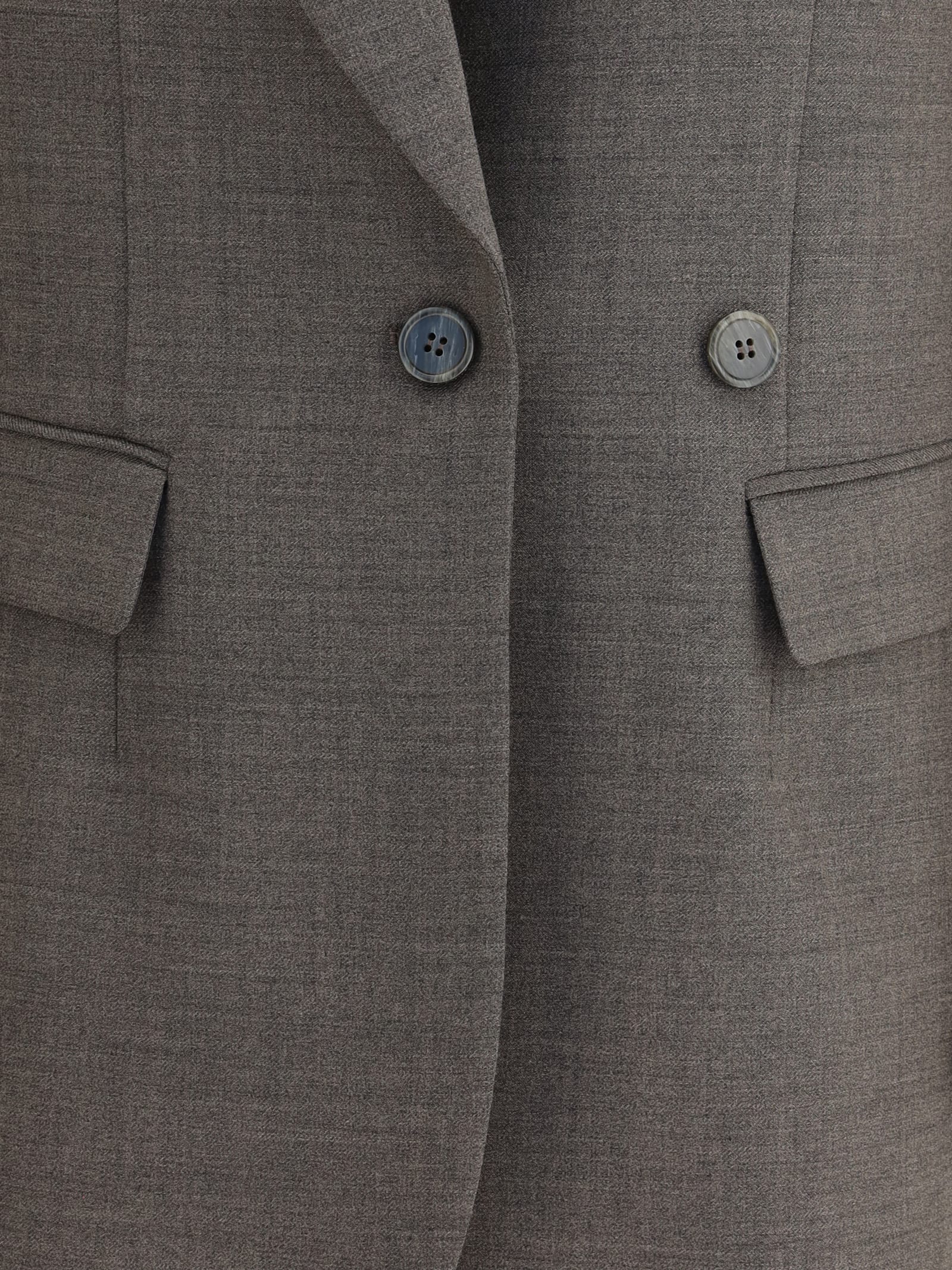 P.a.r.o.s.h P. A.r. O.s. H. Liliuxy24 Blazer Jacket In Gray