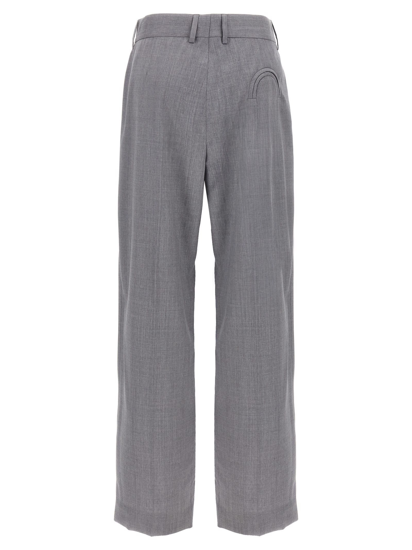 Blazé Milano Pleat-detail Trousers In Gray