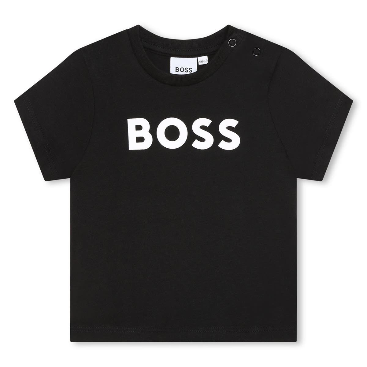 Shop Hugo Boss Printed T-shirt In Black