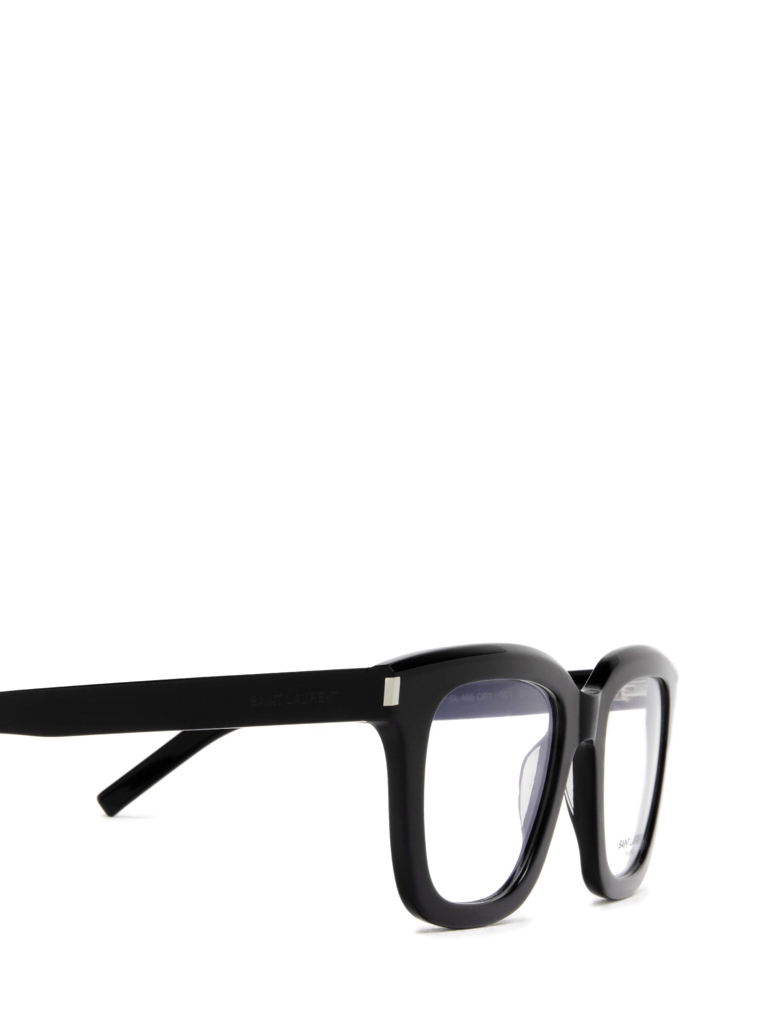 Shop Saint Laurent Sl 465 Opt Black Glasses