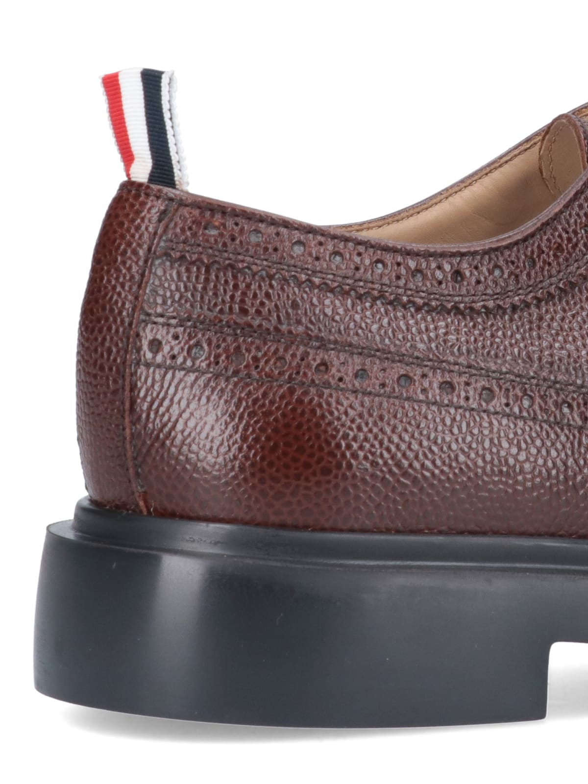 Shop Thom Browne Derby Shoes In Brown