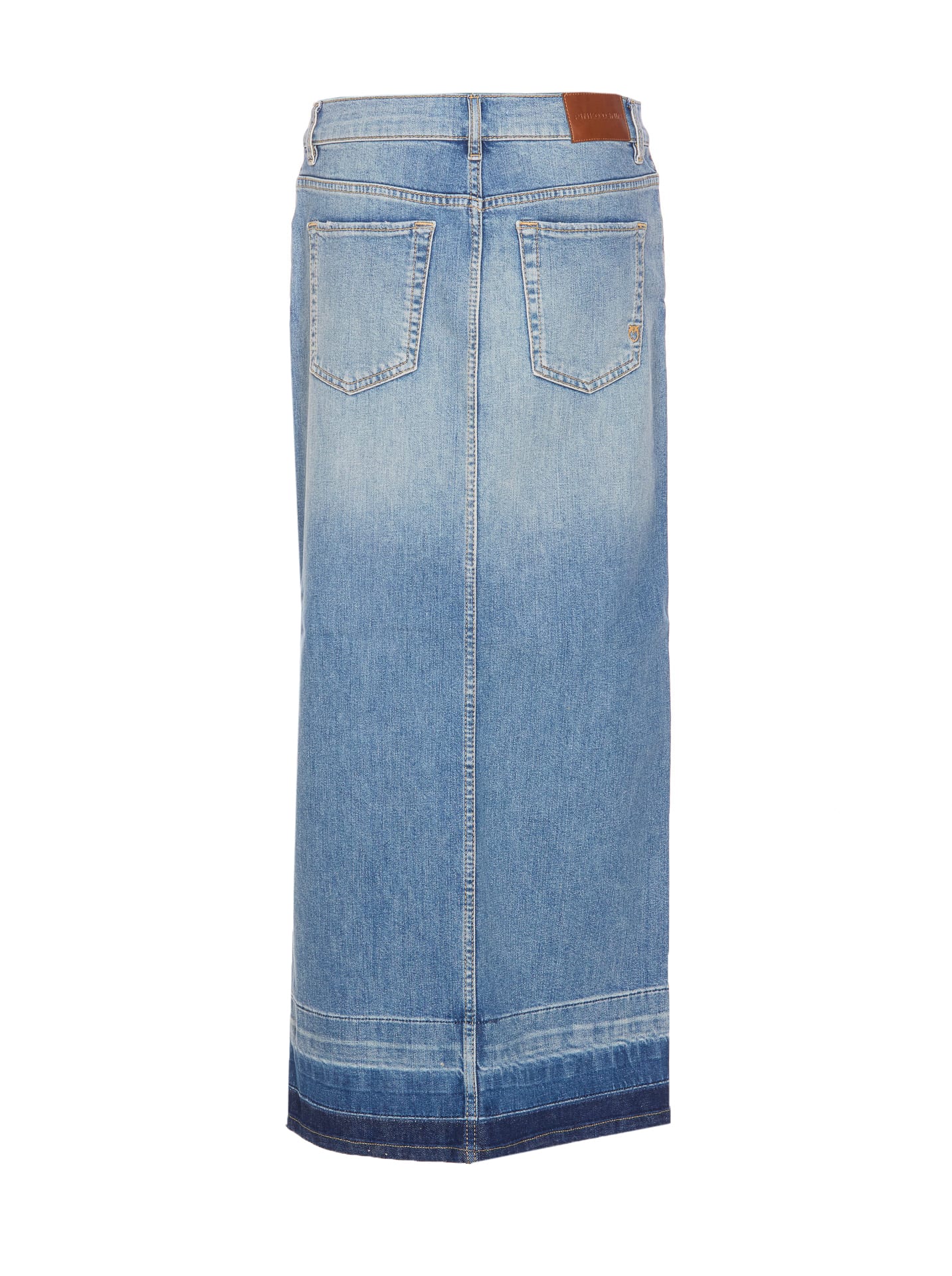 Shop Pinko Il Cairo Denim Skirt