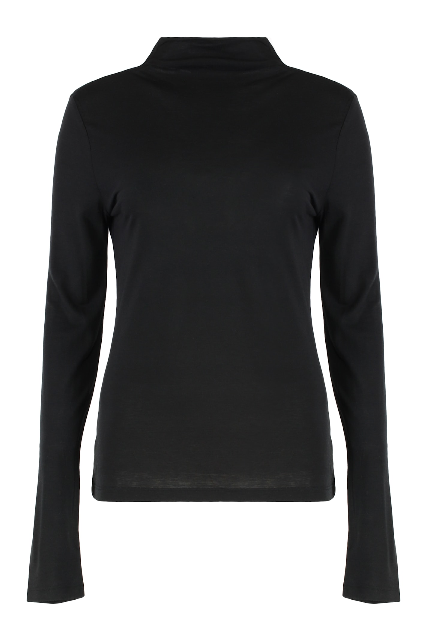 Calvin Klein Top Slim With A Turtle Neck In Black