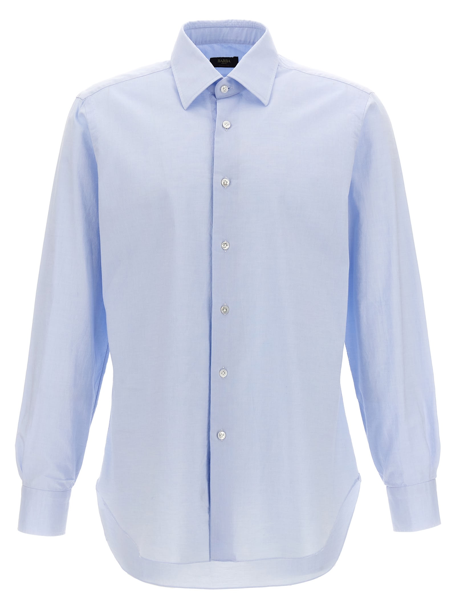Shop Barba Napoli Oxford Shirt In Light Blue