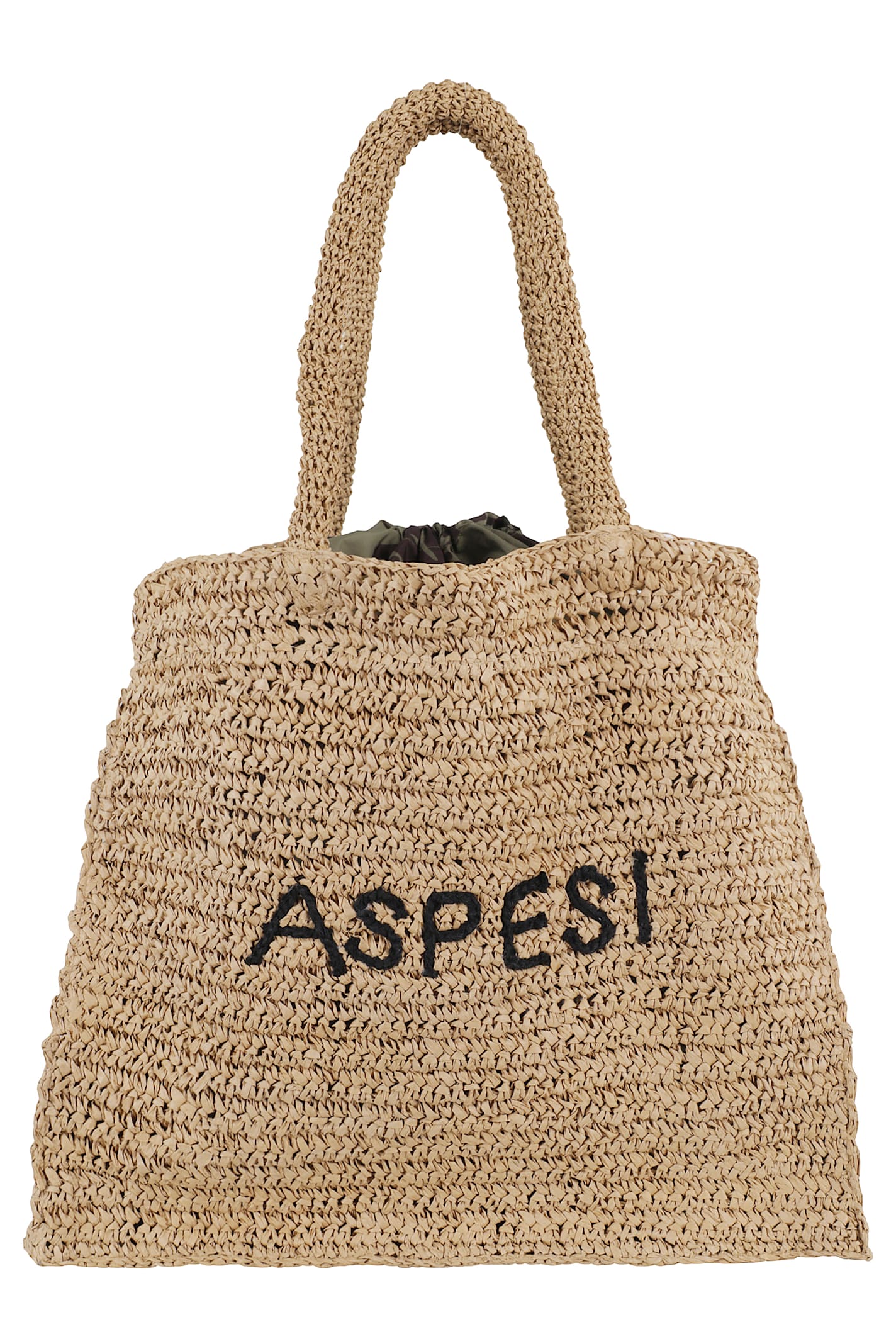 Aspesi Top Handle Tote Bag In Neutral