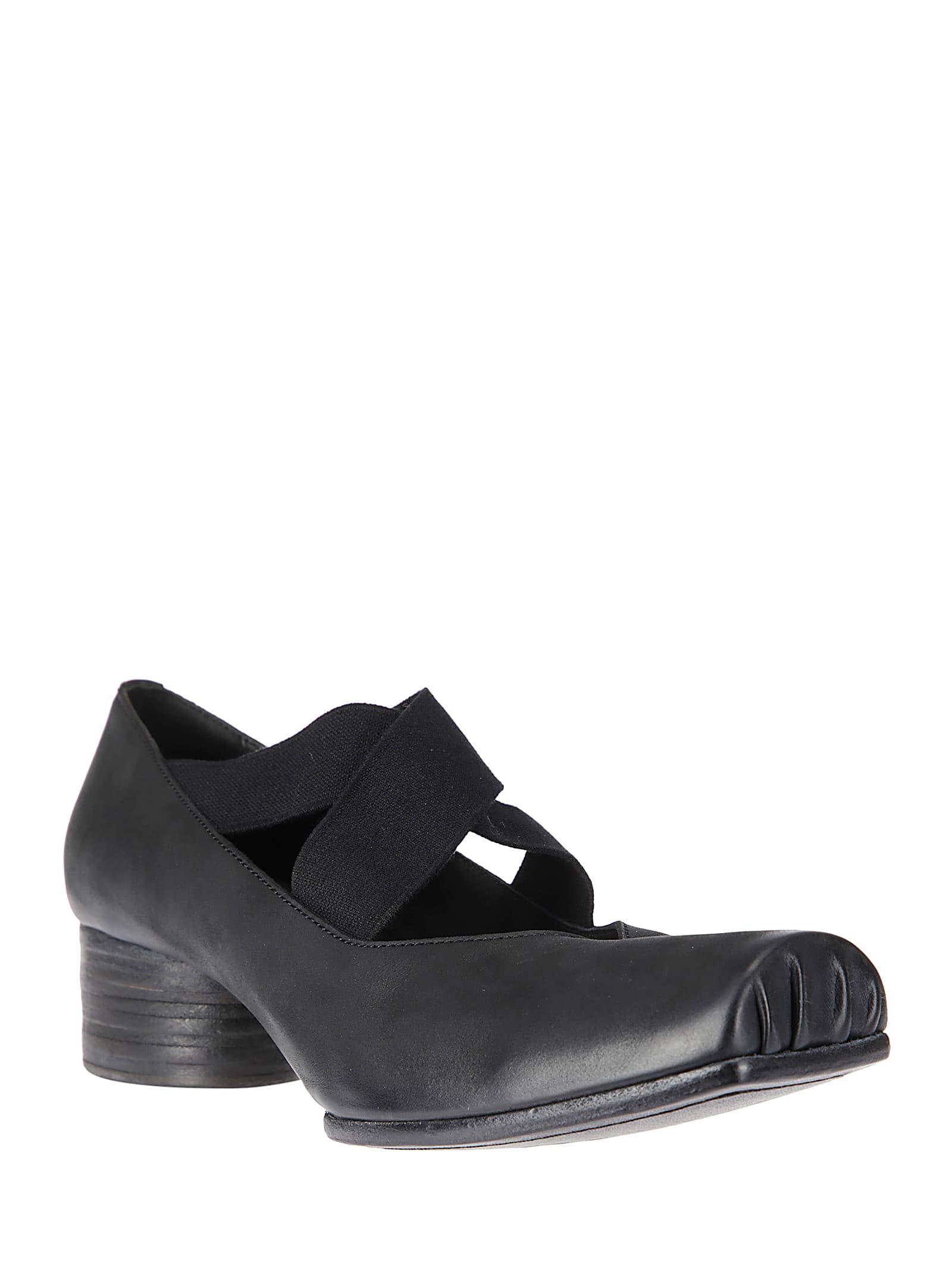 Shop Uma Wang High Ballet Shoes In Black