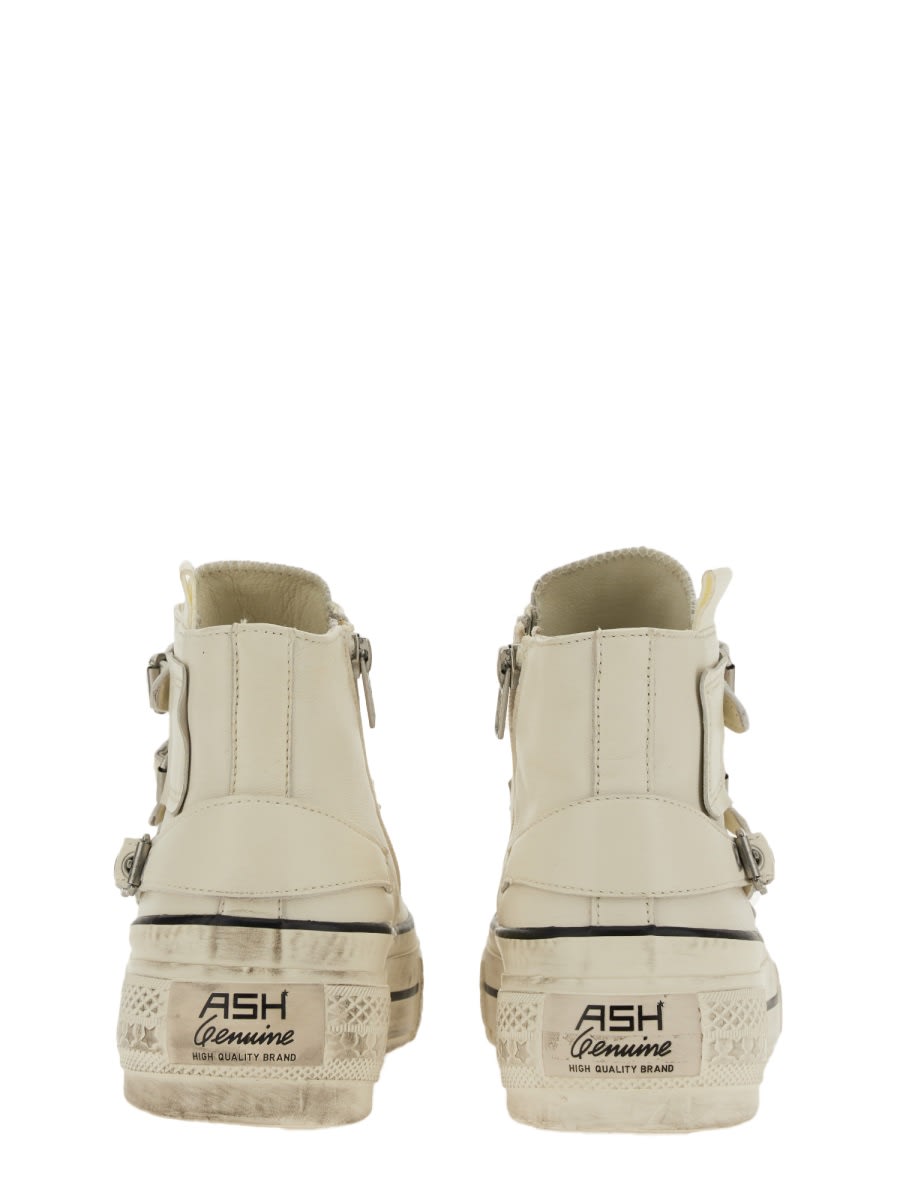 Ash High-top Sneakers With Textured Rubber Sole In Neutral