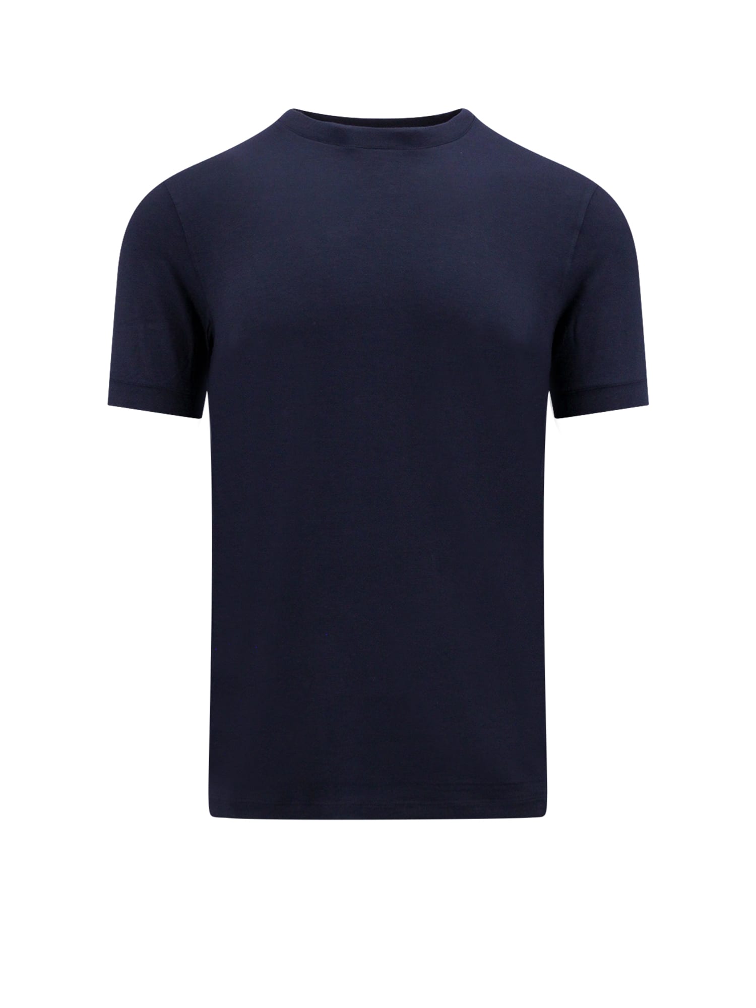 Shop Giorgio Armani T-shirt In Navy