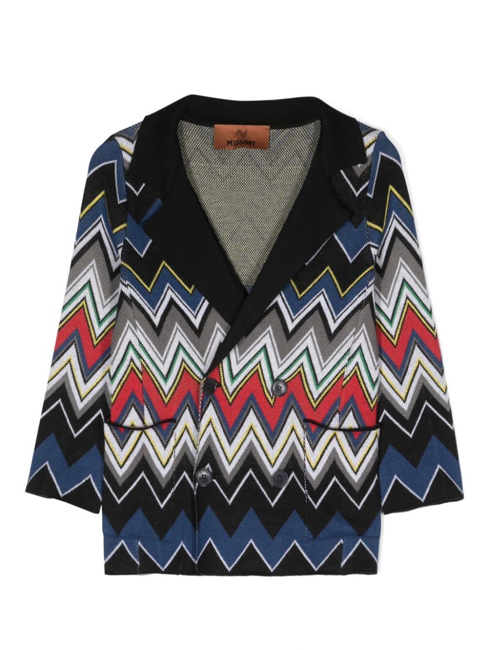 MISSONI DOUBLE-BREASTED BLAZER