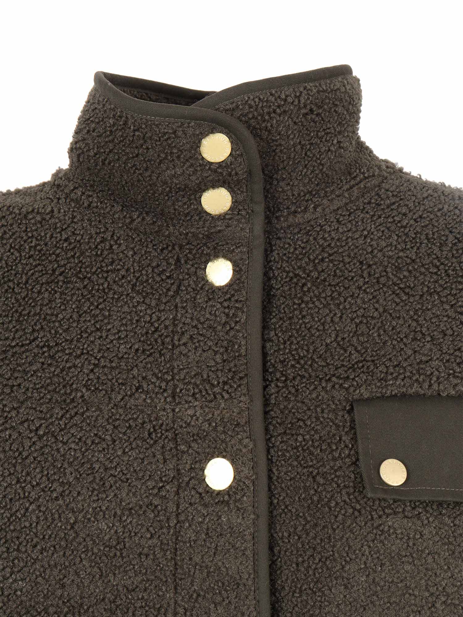 Barbour Buttoned Pocket Jacket In Neutral