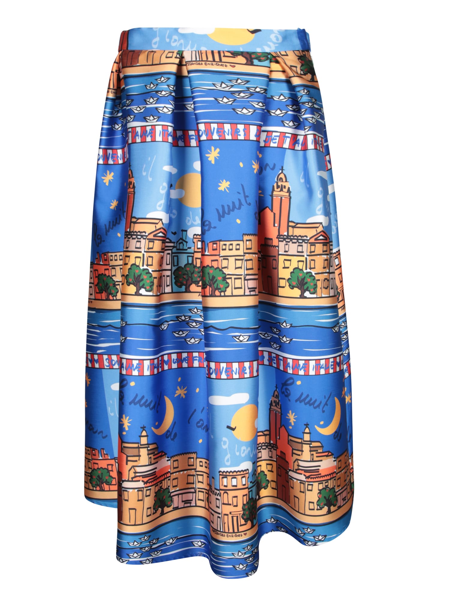 Duchesse Cote Long Skirt Multicolor