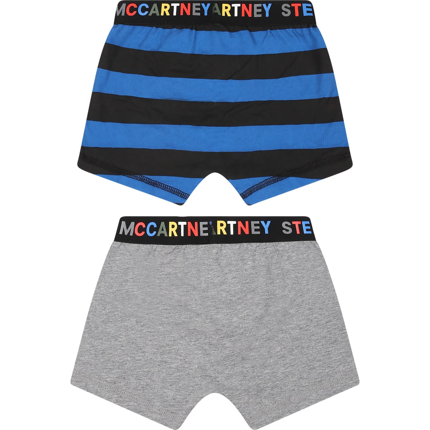 Shop Stella Mccartney Multicolor Boxer Set For Boy With Logo