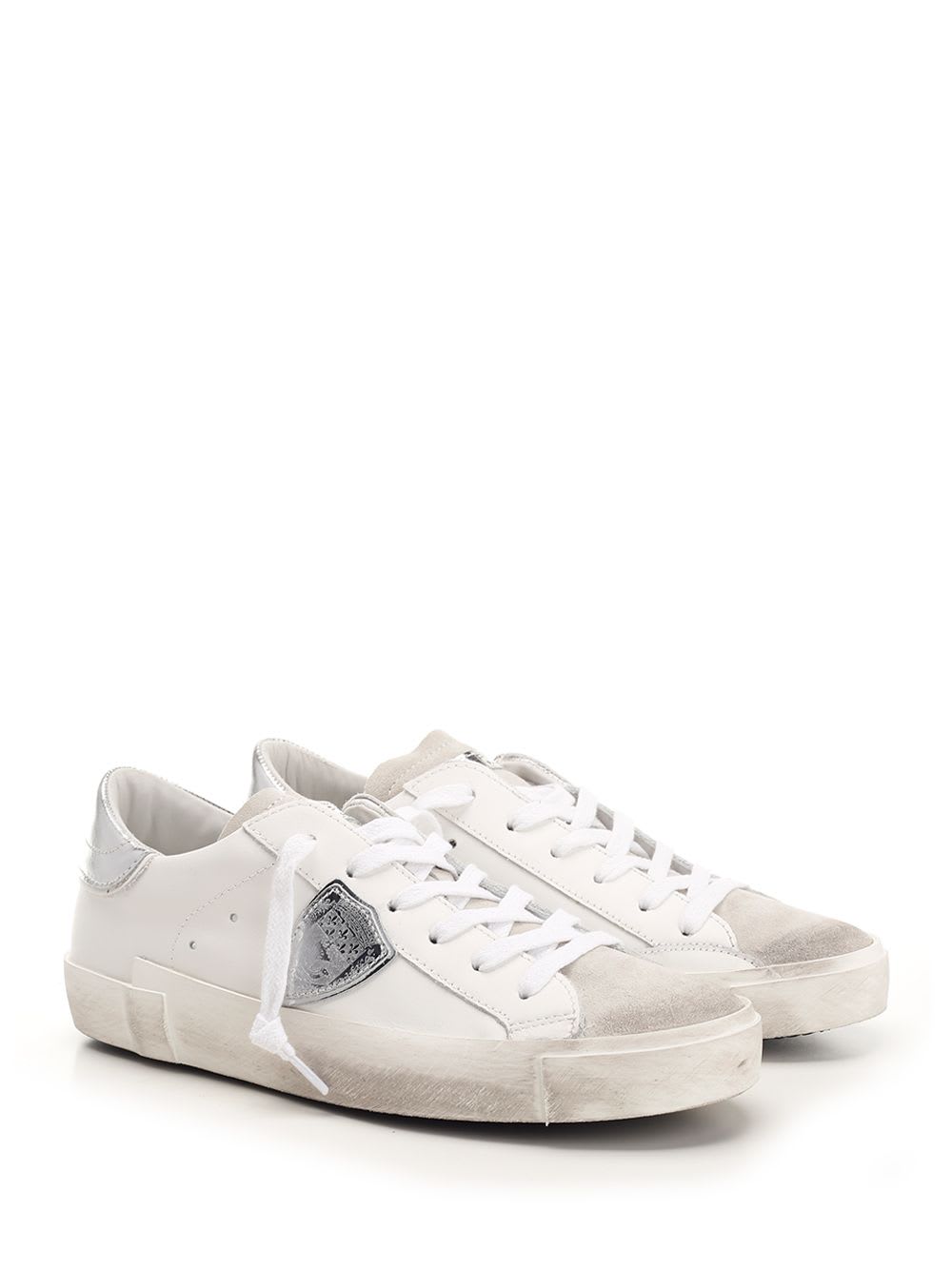 Shop Philippe Model Paris Sneakers In White