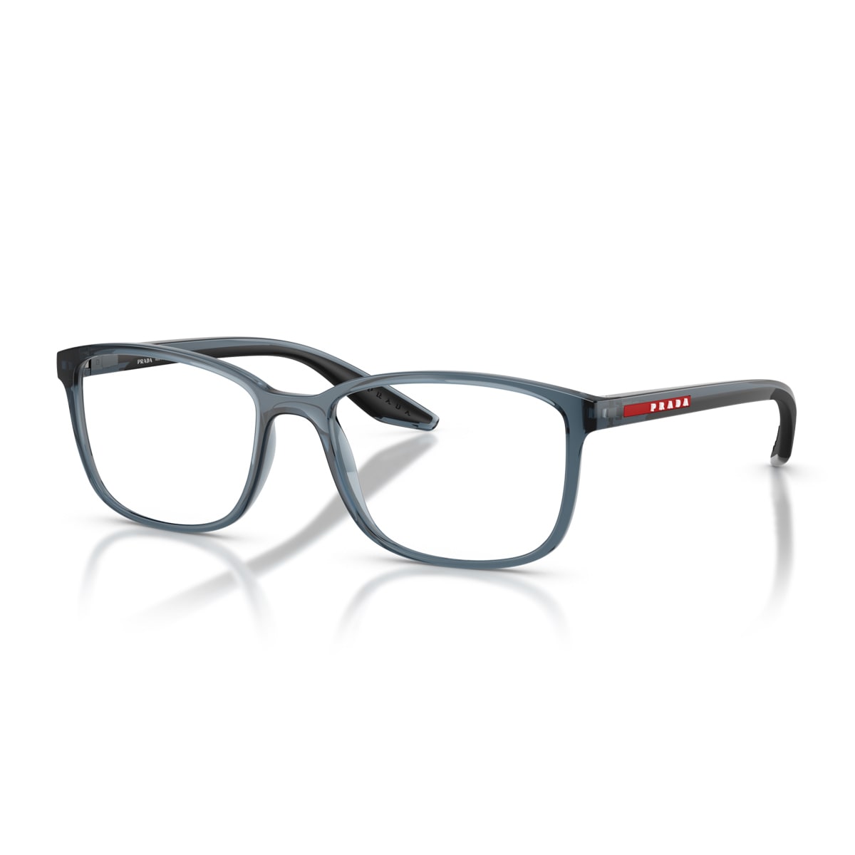 Prada Linea Rossa Ps 07rv Czh1o1 Azzurro Trasparente Glasses