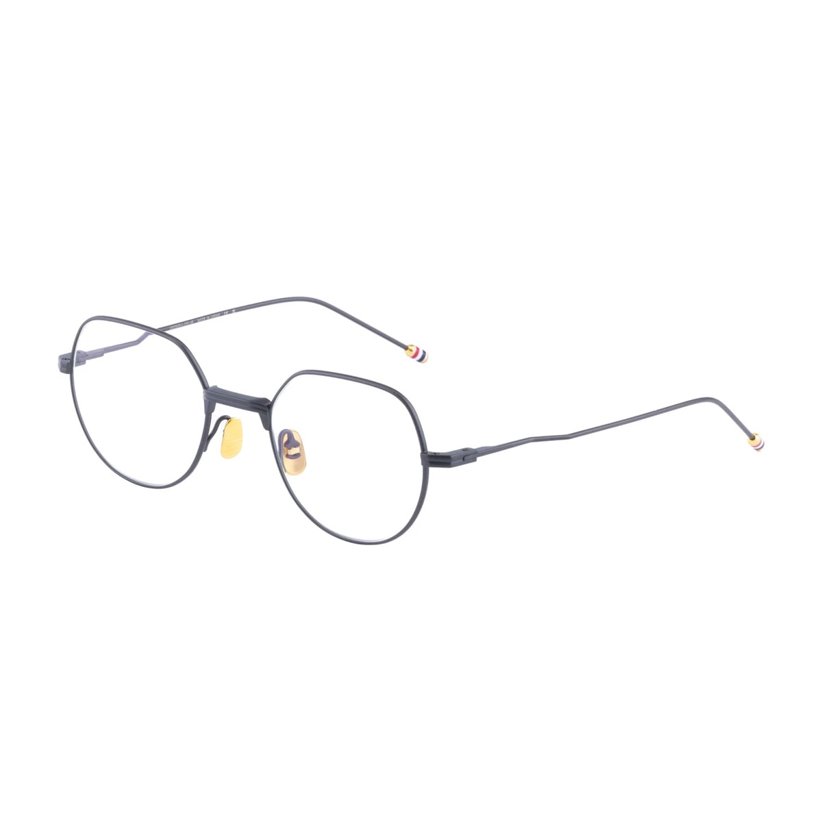 Thom Browne Ueo935a-g0001 005-48 Grey Matte Glasses In Blue
