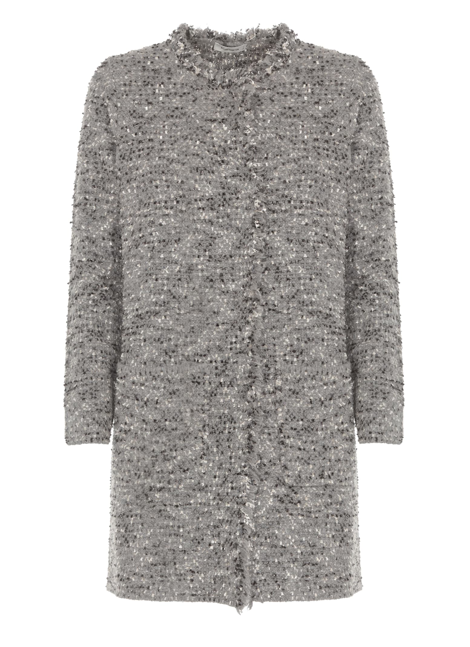 Shop Kangra Wool Coat In Grey