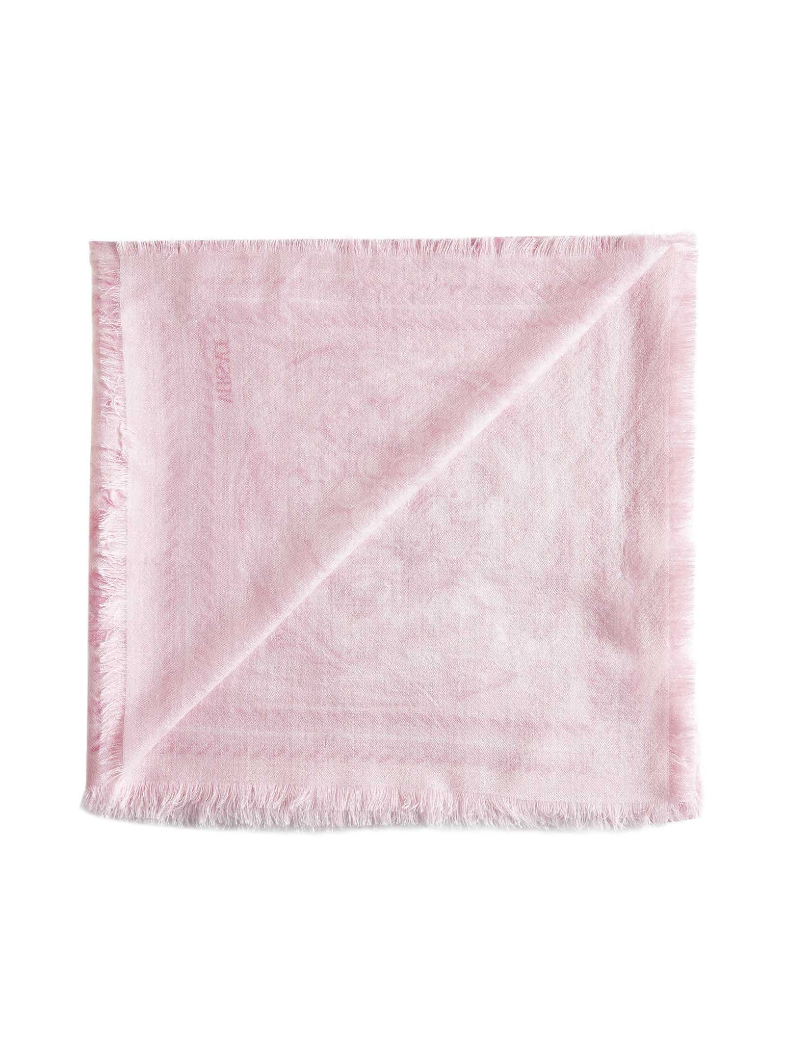 Shop Versace Scarf In Pale Pink