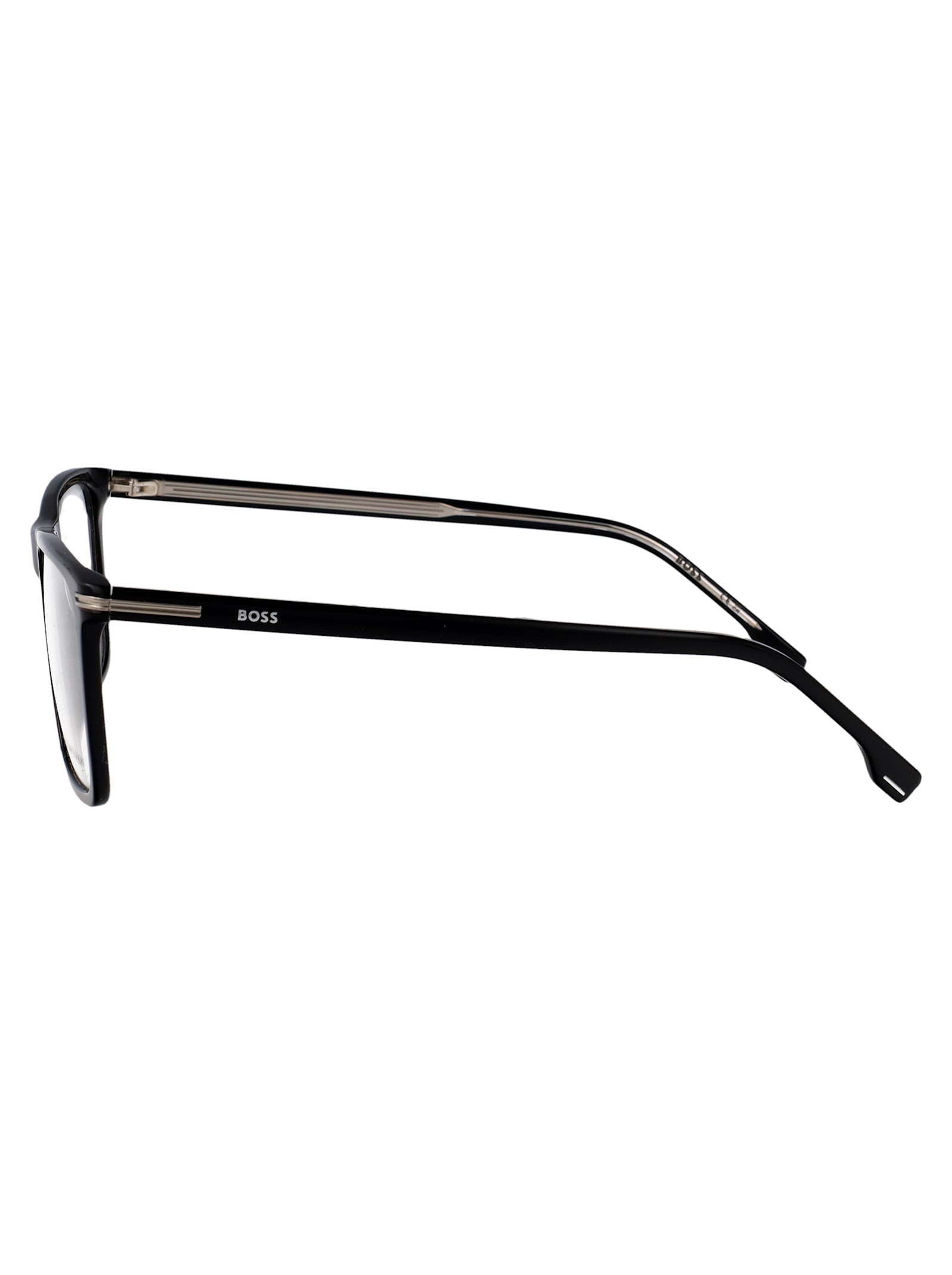 Hugo Boss Boss Black Acetate Glasses In Black