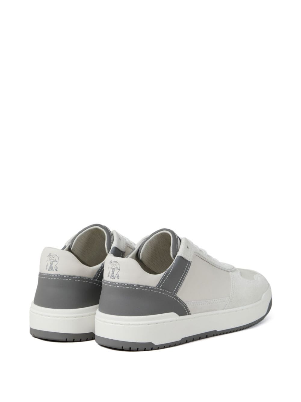 Shop Brunello Cucinelli Classic Sneakers In White