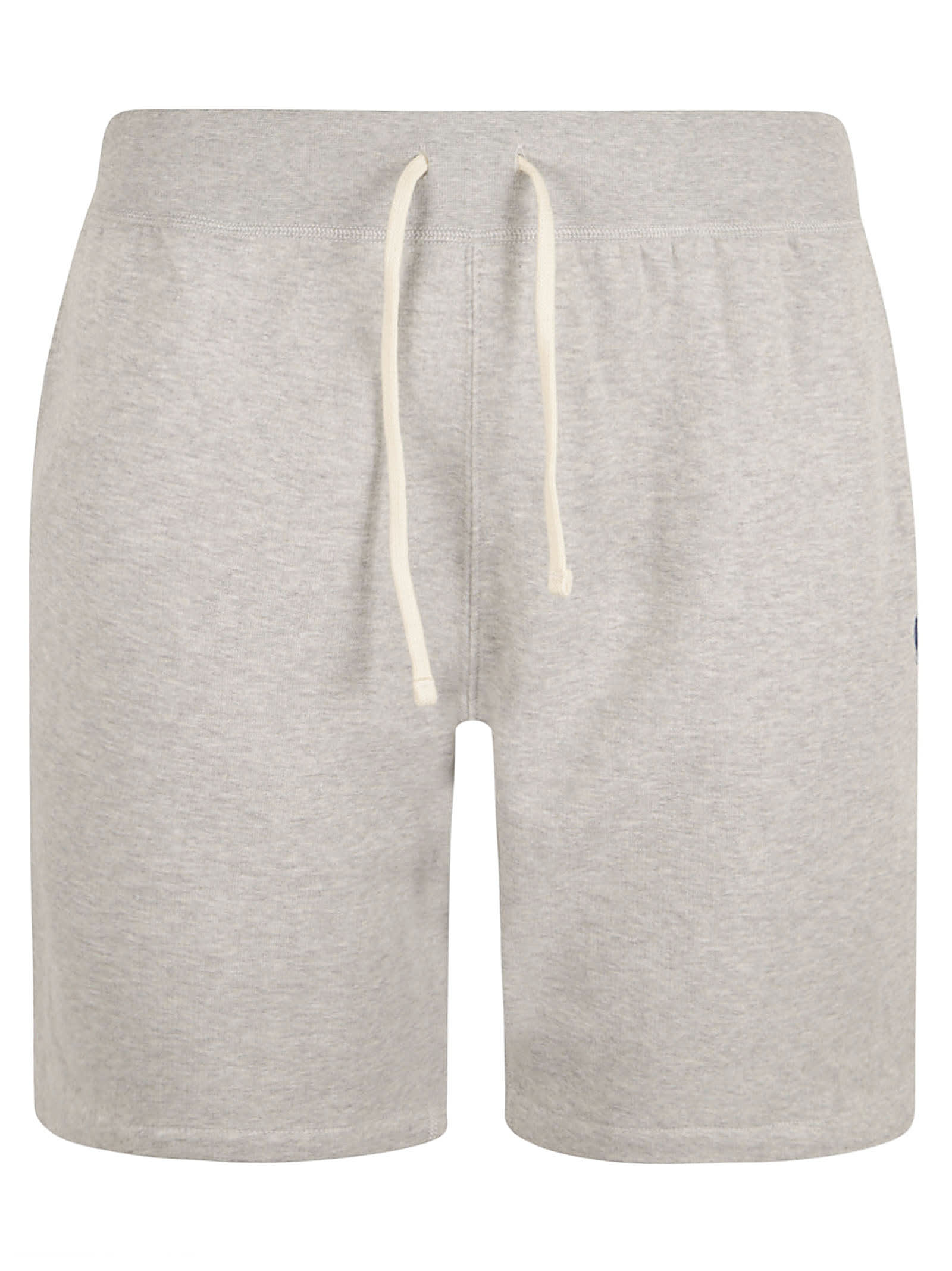 Shop Ralph Lauren Patched Pocket Drawstring Waist Plain Shorts In Andover