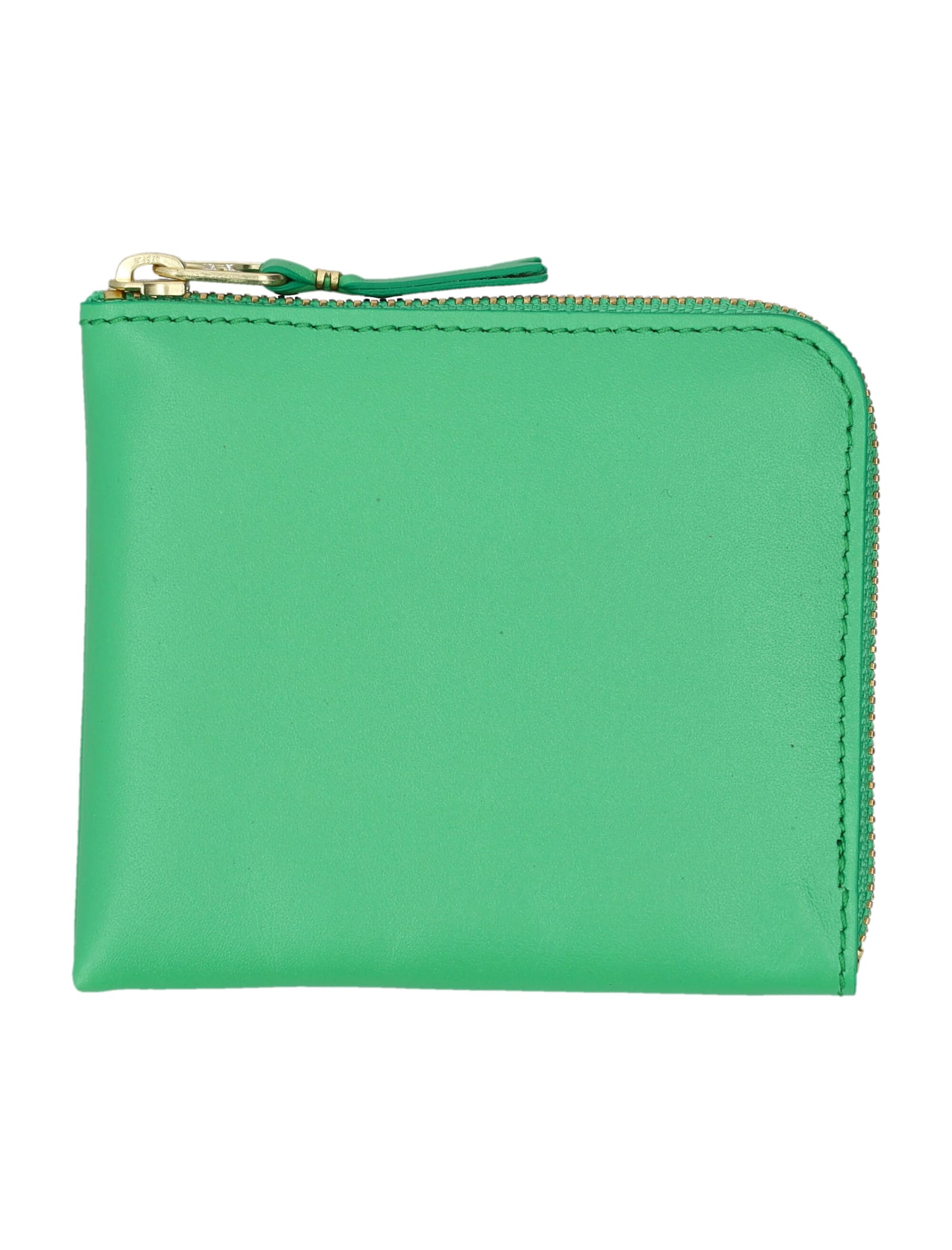 Shop Comme Des Garçons Classic Small Zip Wallet In Green