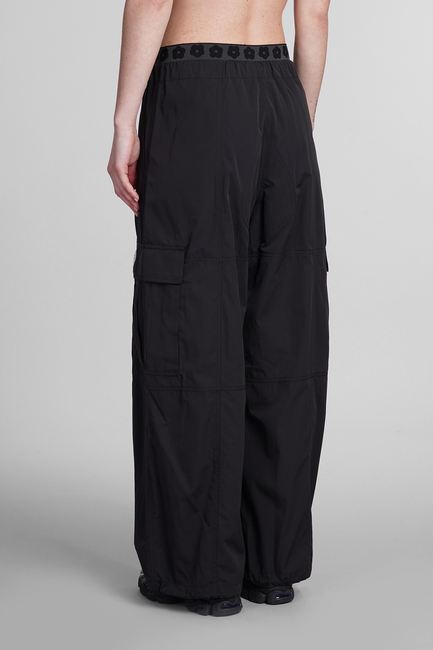 Shop Kenzo Pants In Black Polyester
