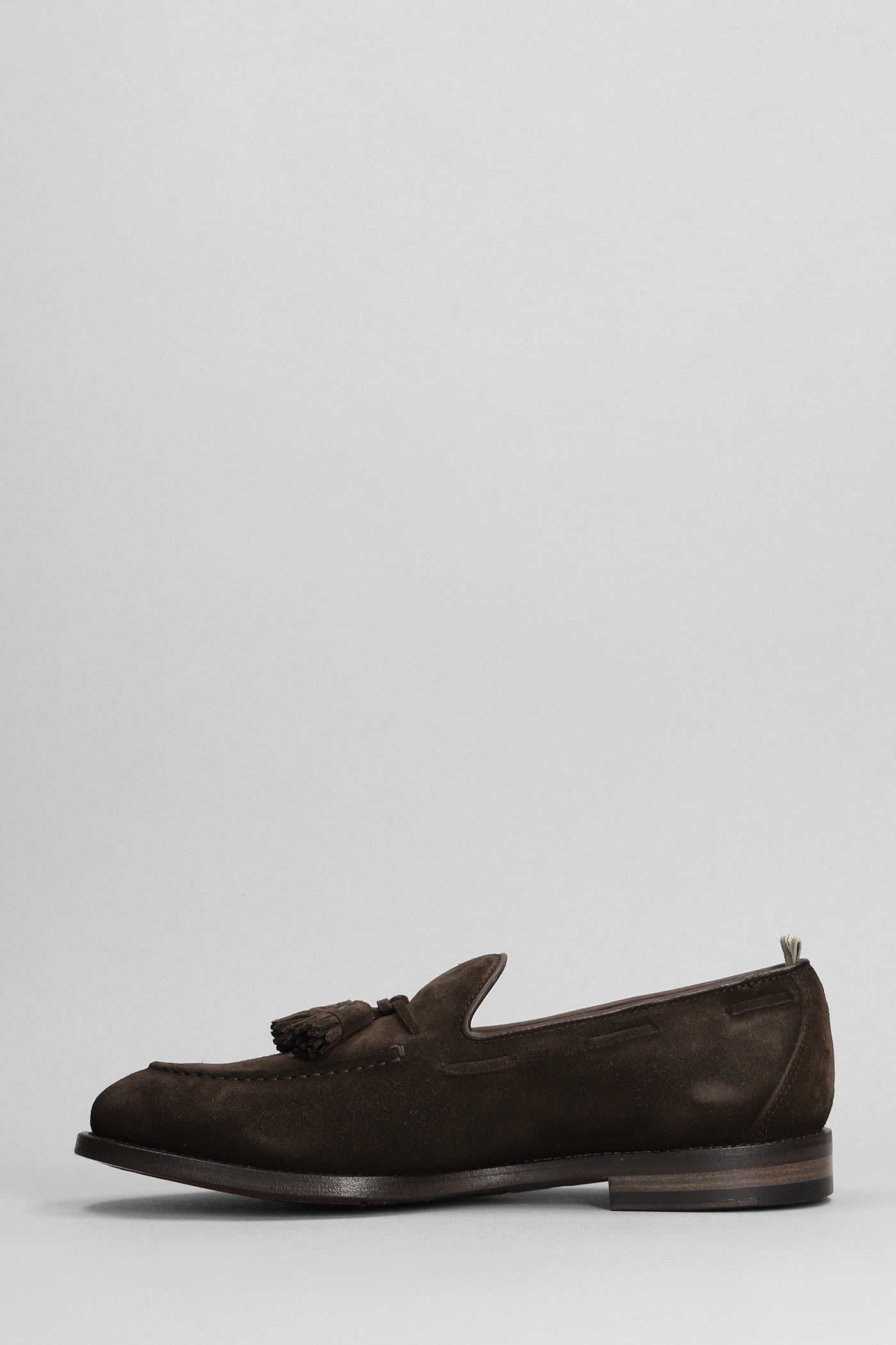 Shop Officine Creative Tulane 004 Loafers In Brown Suede