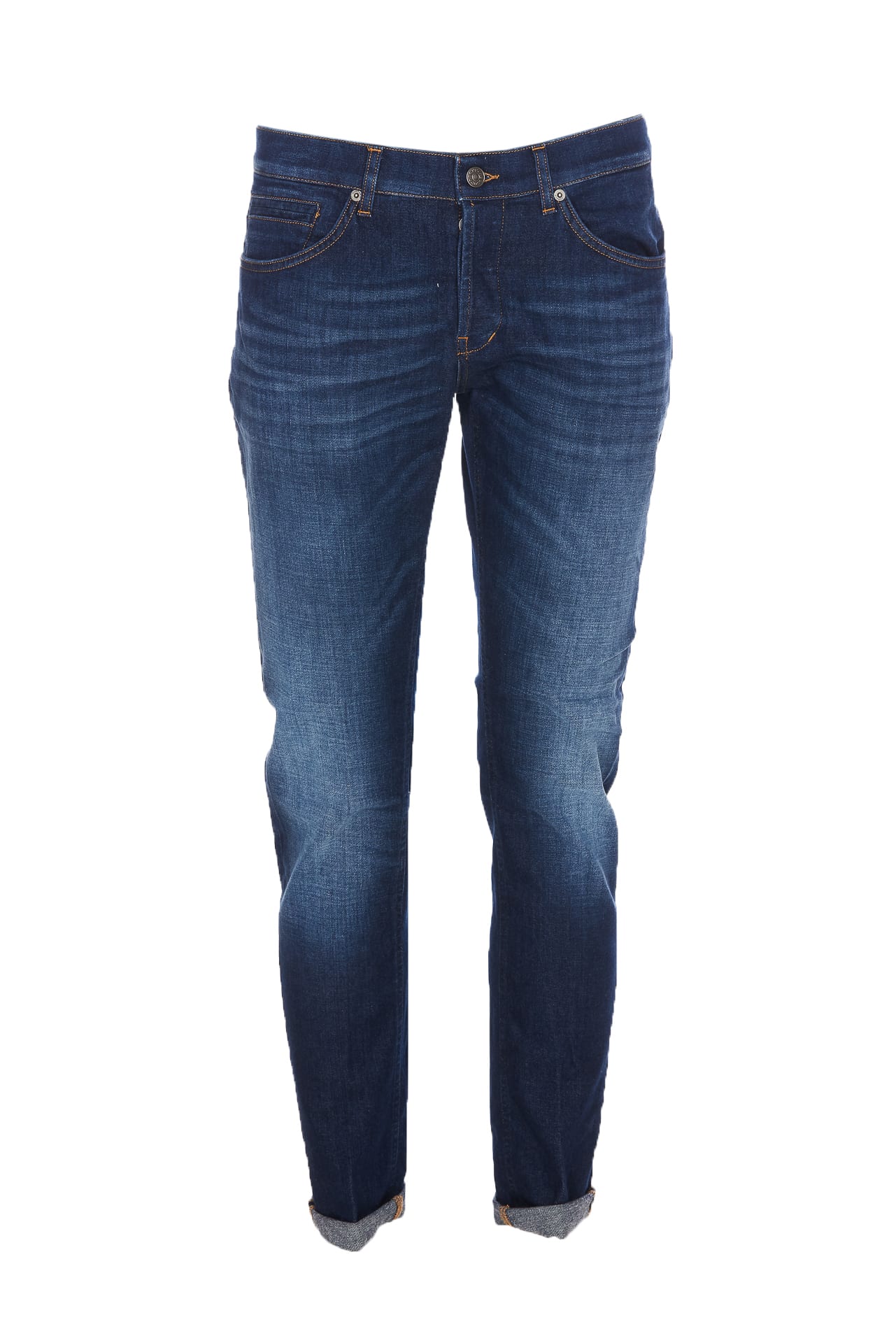 Shop Dondup George Denim Jeans In Blue