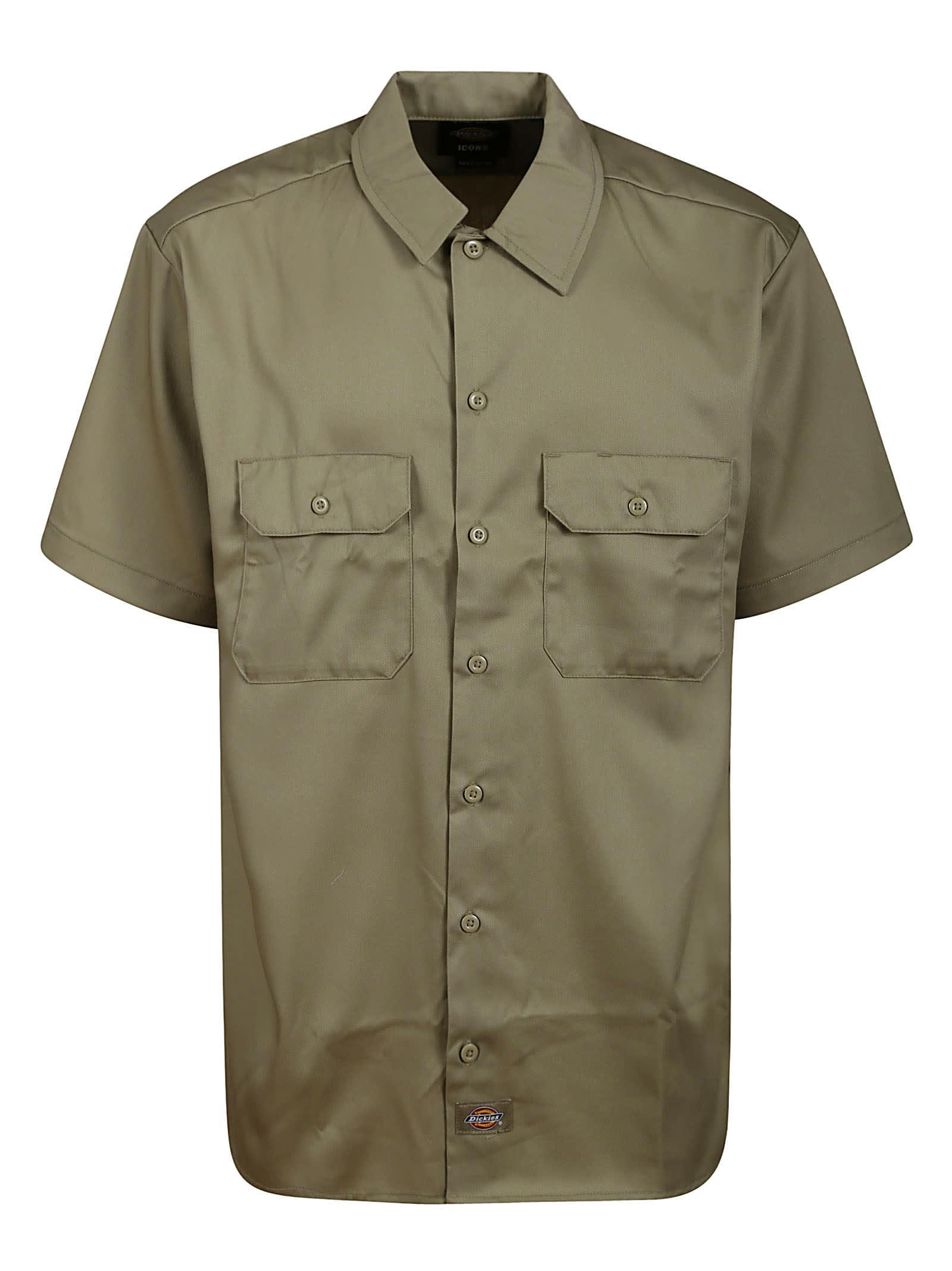 Dickies Work Shirt Ss Rec In Khaki