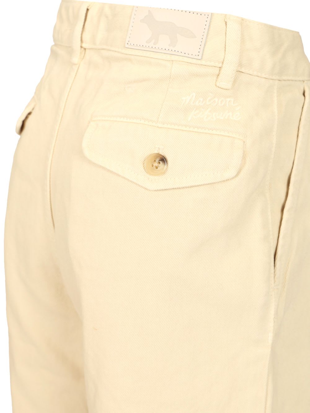Shop Maison Kitsuné Pleated Shorts