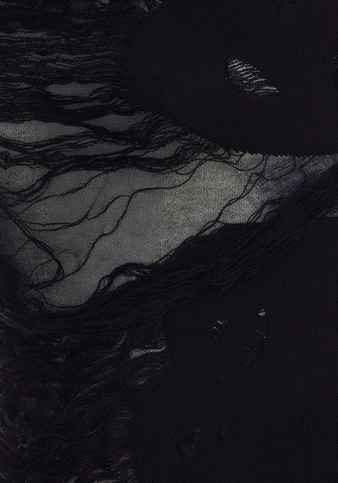 Shop Mm6 Maison Margiela Distressed Top