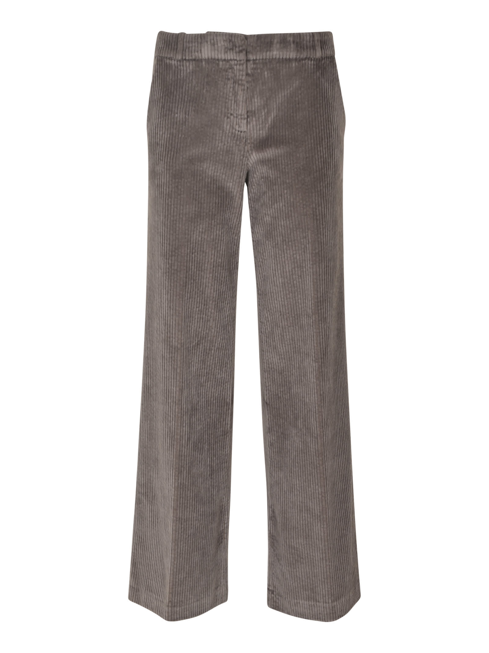 Shop Kiltie Andrea Trousers In Gray