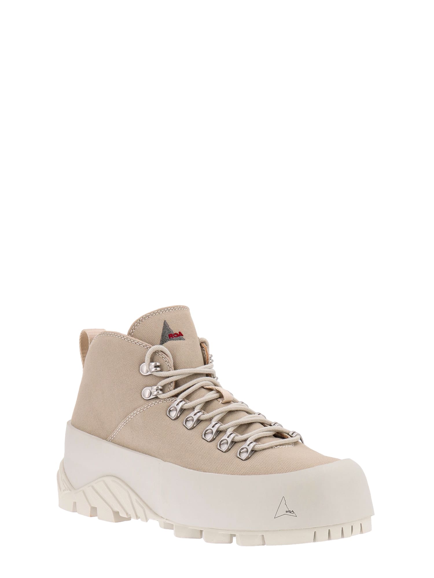 Shop Roa Sneakers In Taupe
