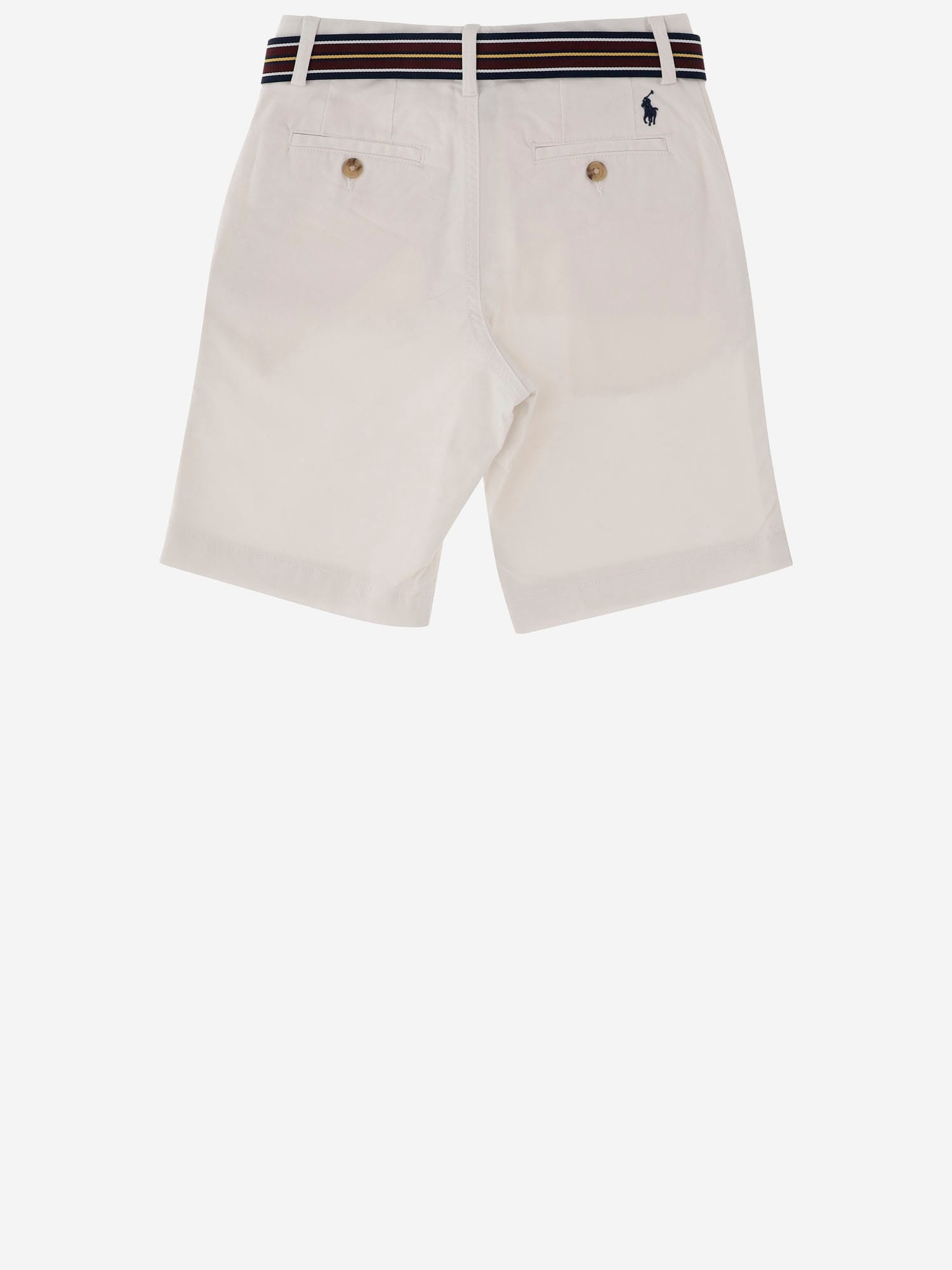 Polo Ralph Lauren Stretch Cotton Short Pants In White