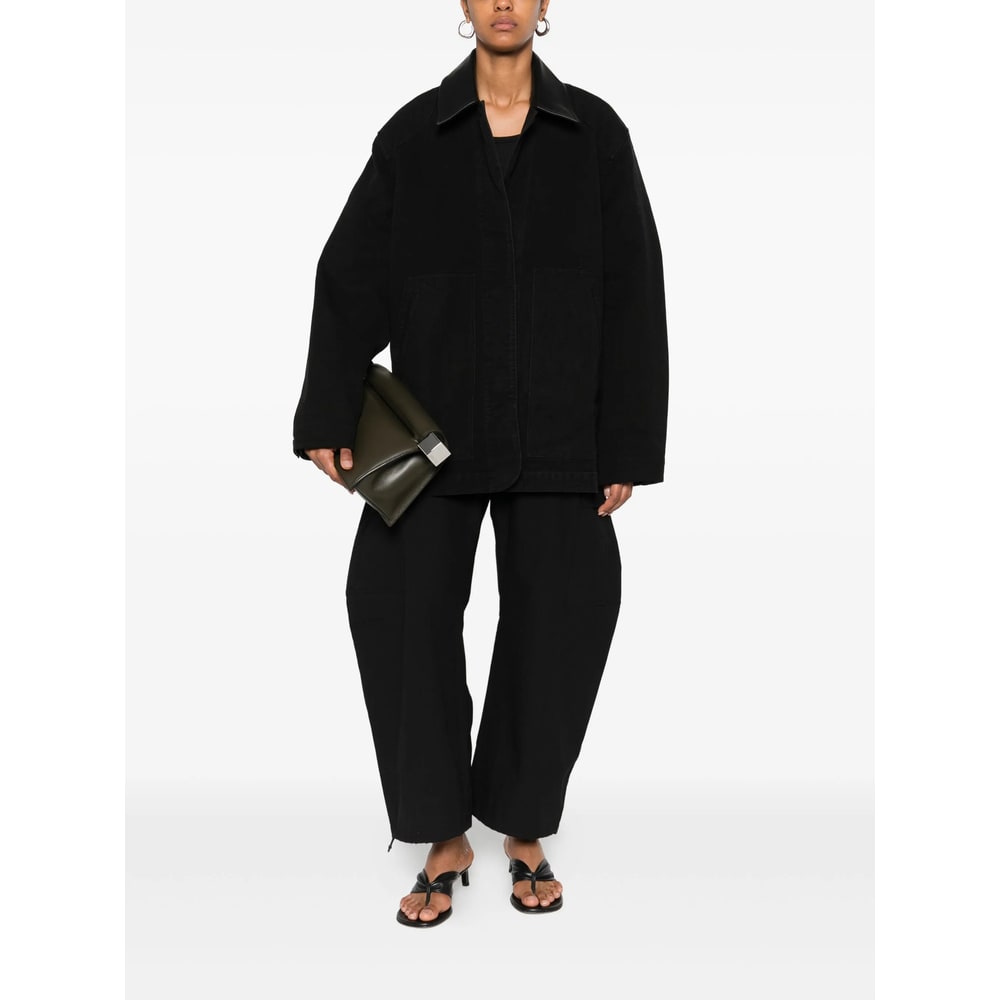 Studio Nicholson Clovis Cargo-pocket Trousers In Black