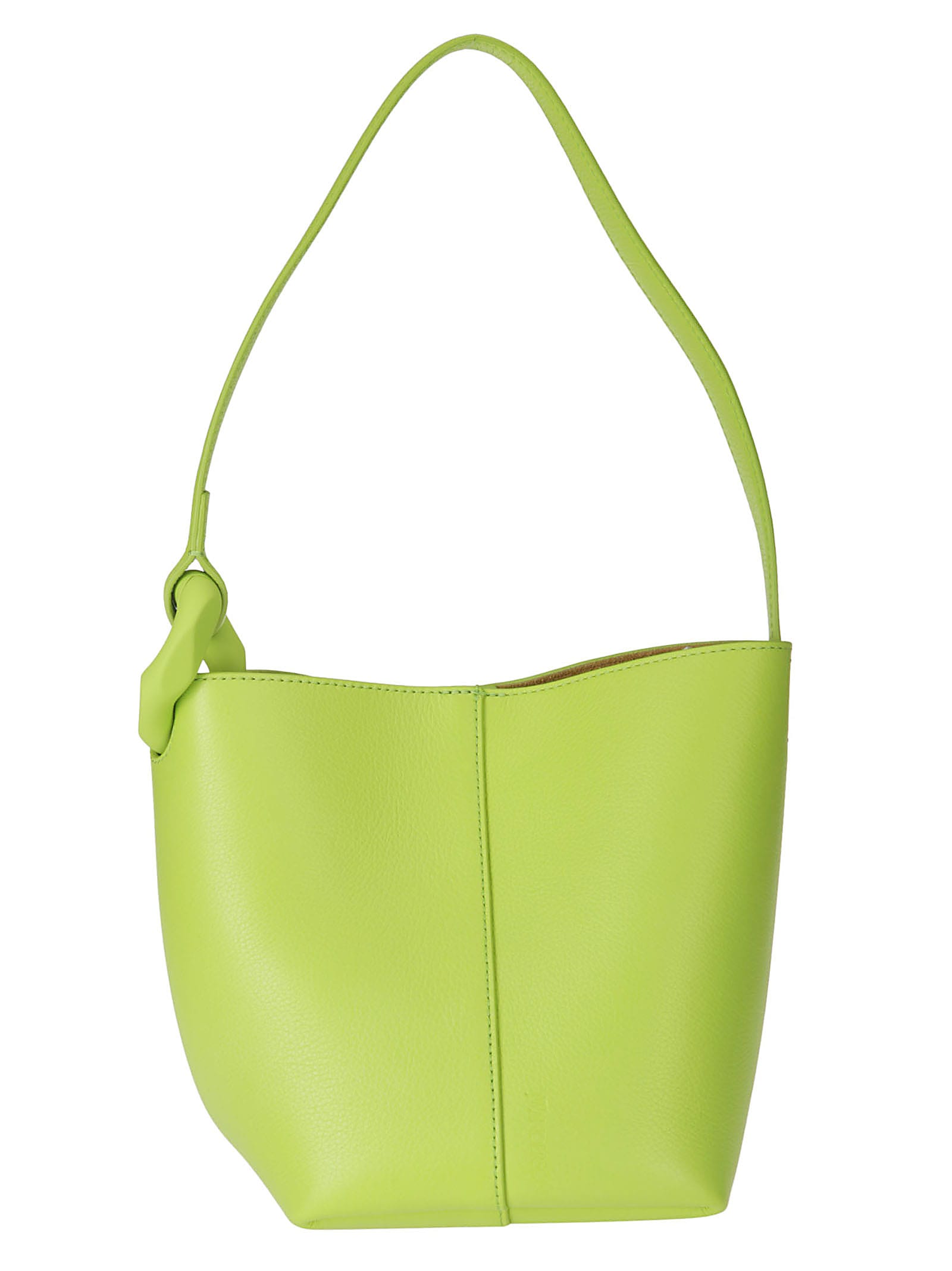 Shop Jw Anderson The Jwa Corner Small Bucket In Lime