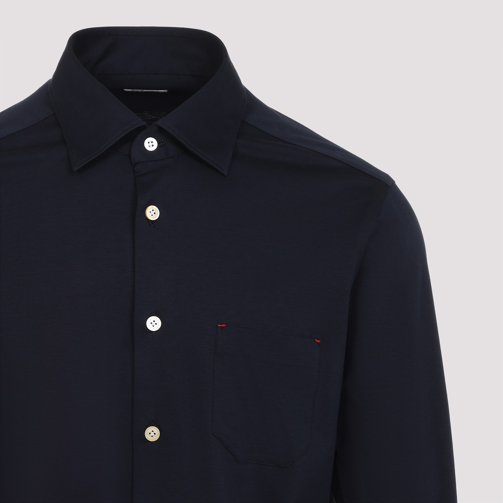 Shop Kiton Nerano Shirt In Blu