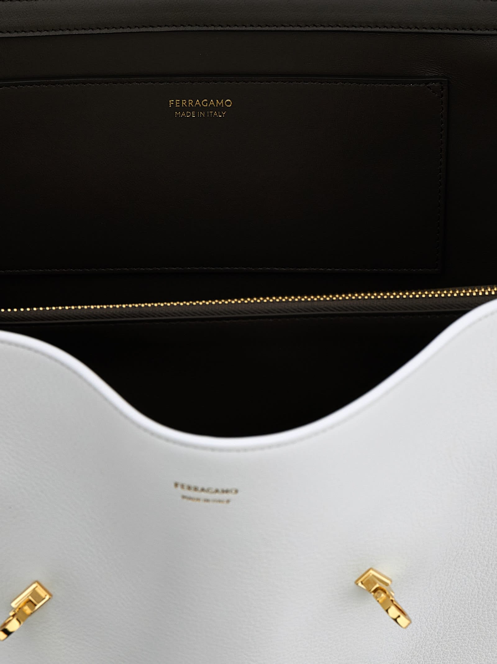Shop Ferragamo Hug Soft M Shoulder Bag
