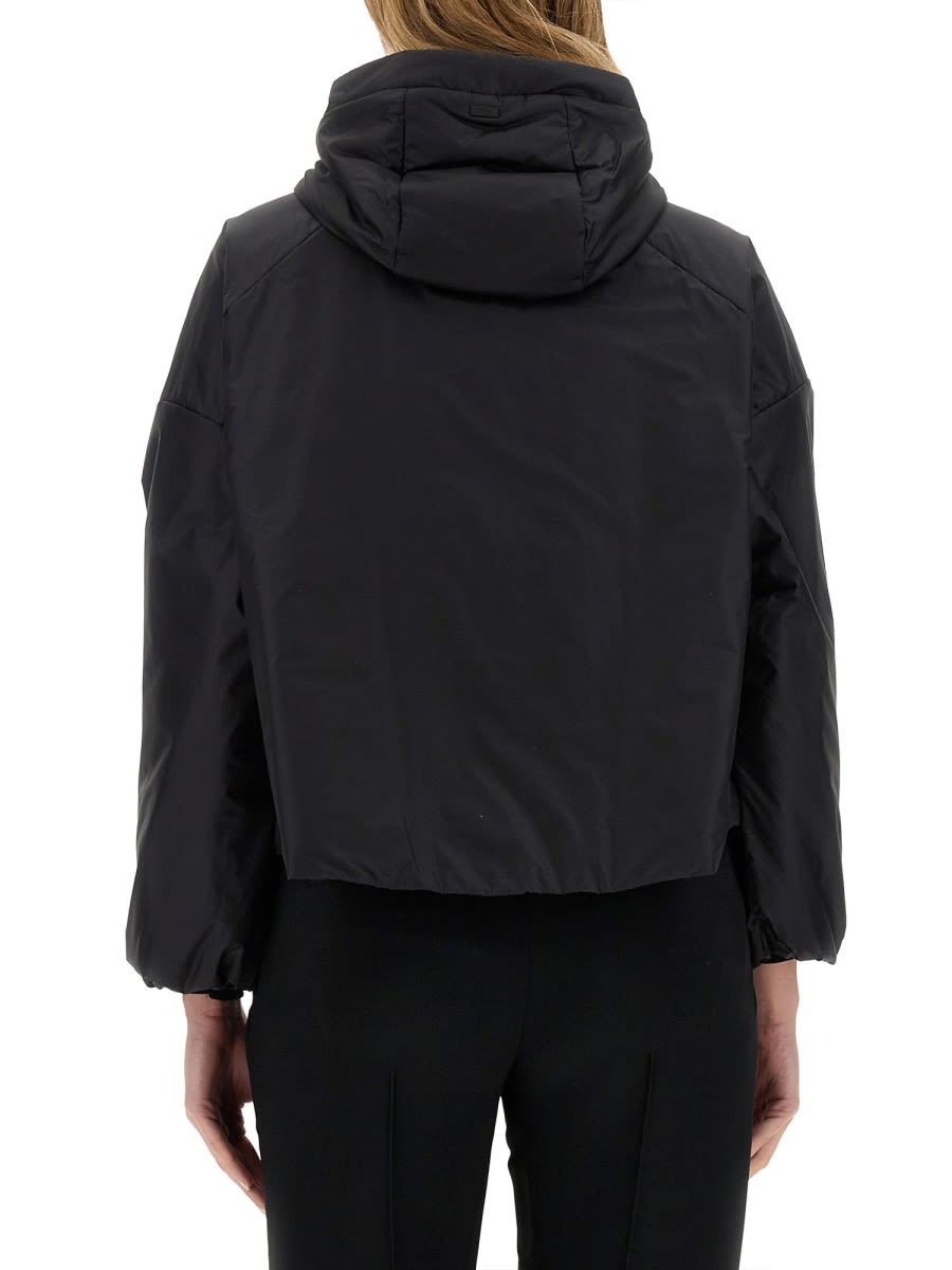 Shop Herno Nylon Jacket In Black