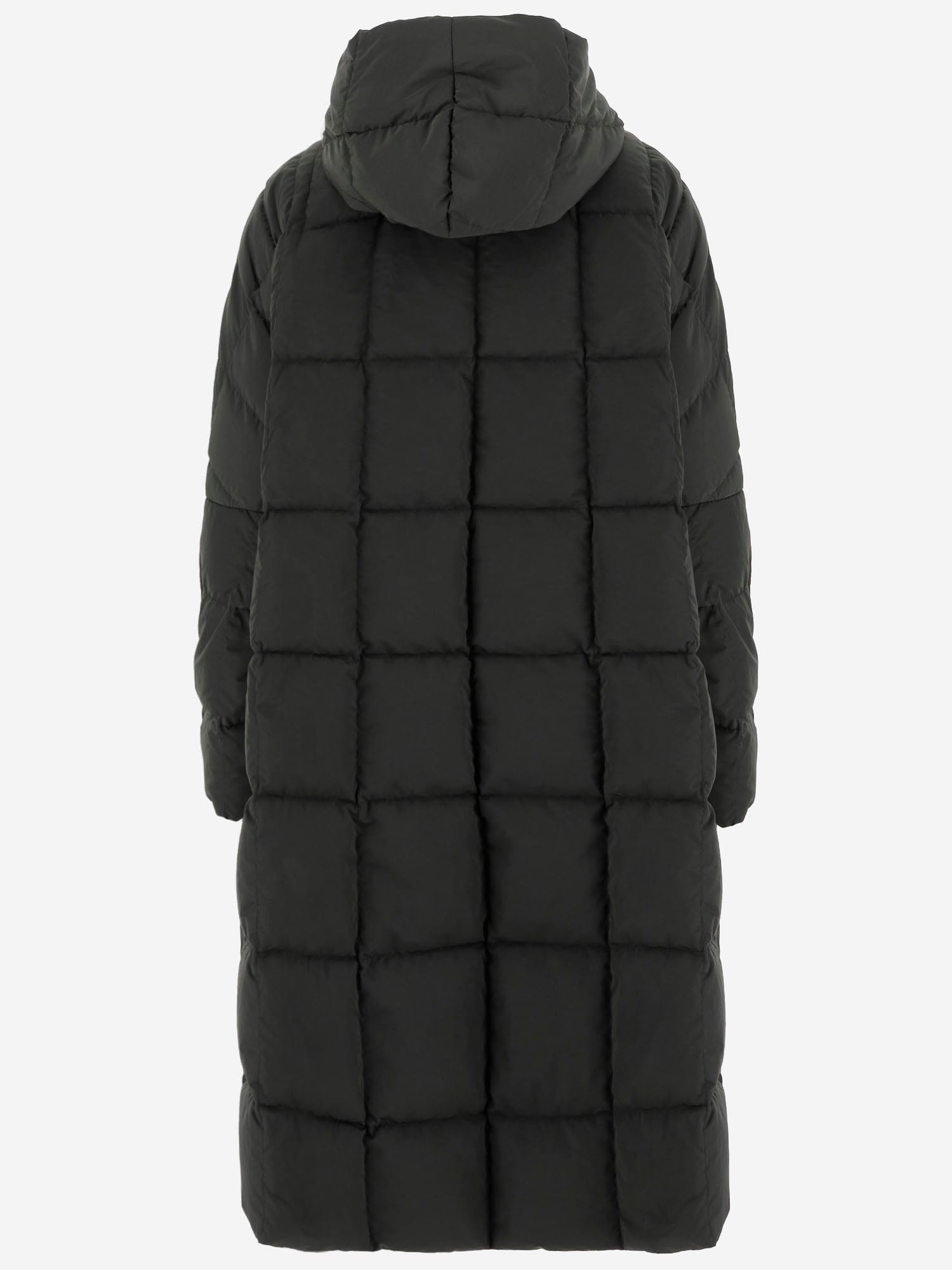 Ienki Ienki Pyramid Ennio Long Down Jacket In Green