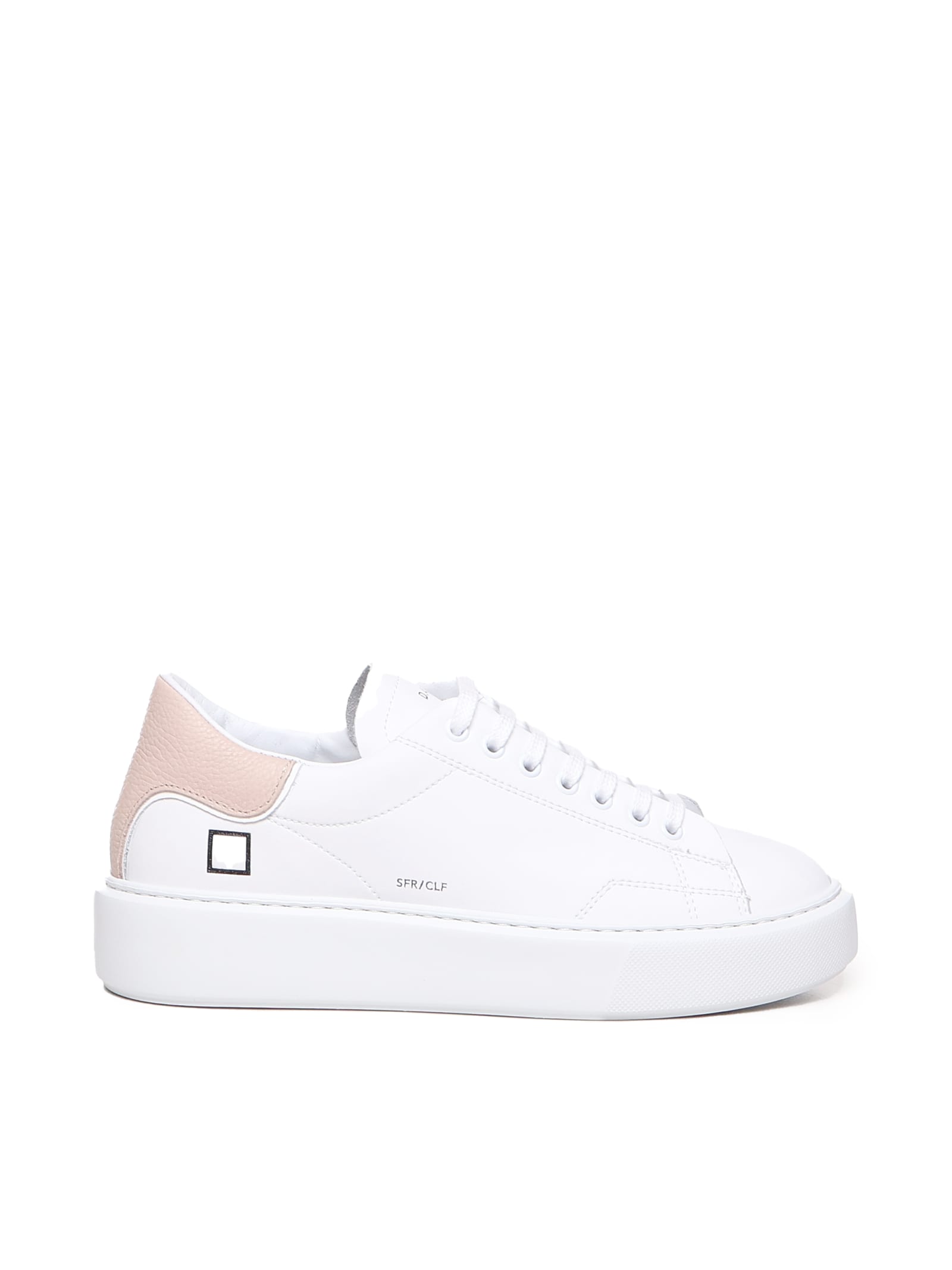 Shop Date Sfera Basic Sneakers In White-pink